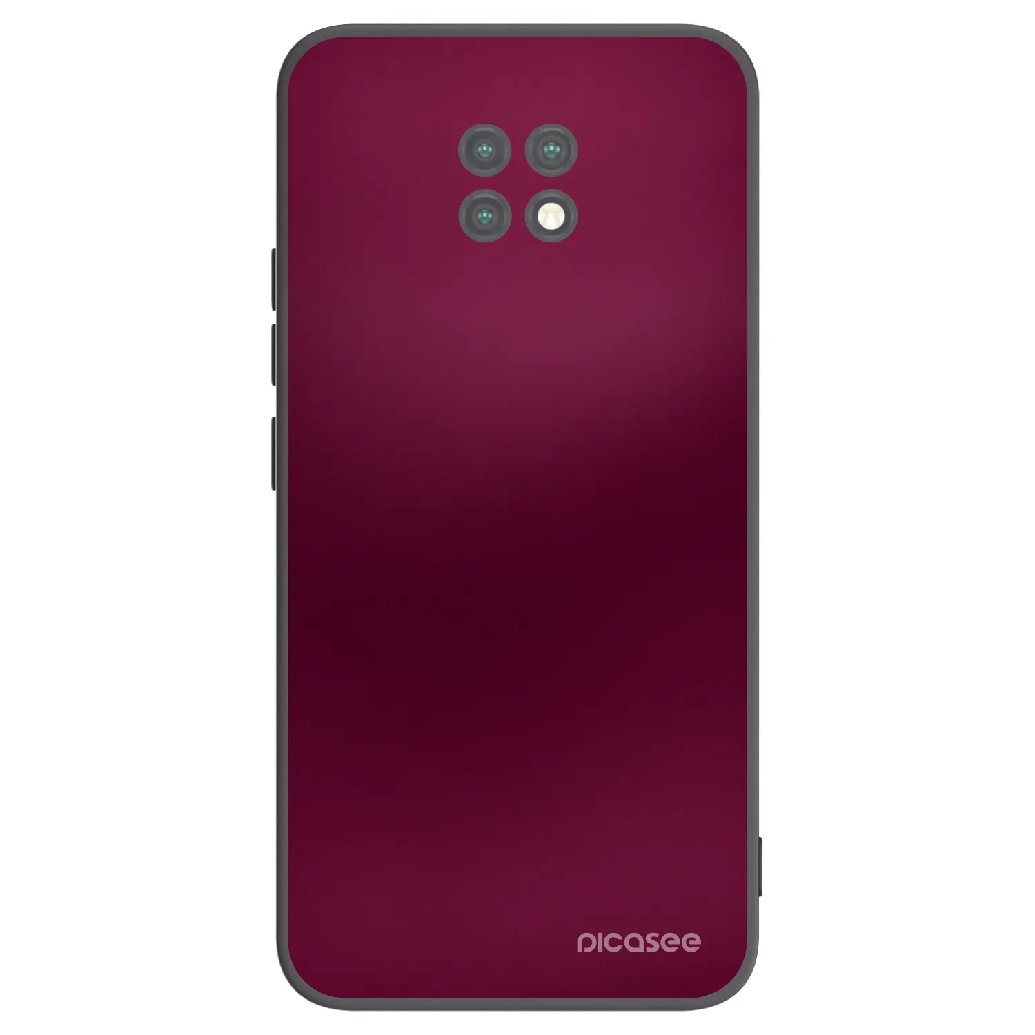 Picasee silikonski črni ovitek za Xiaomi Redmi Note 9T - Velvet Bordeaux