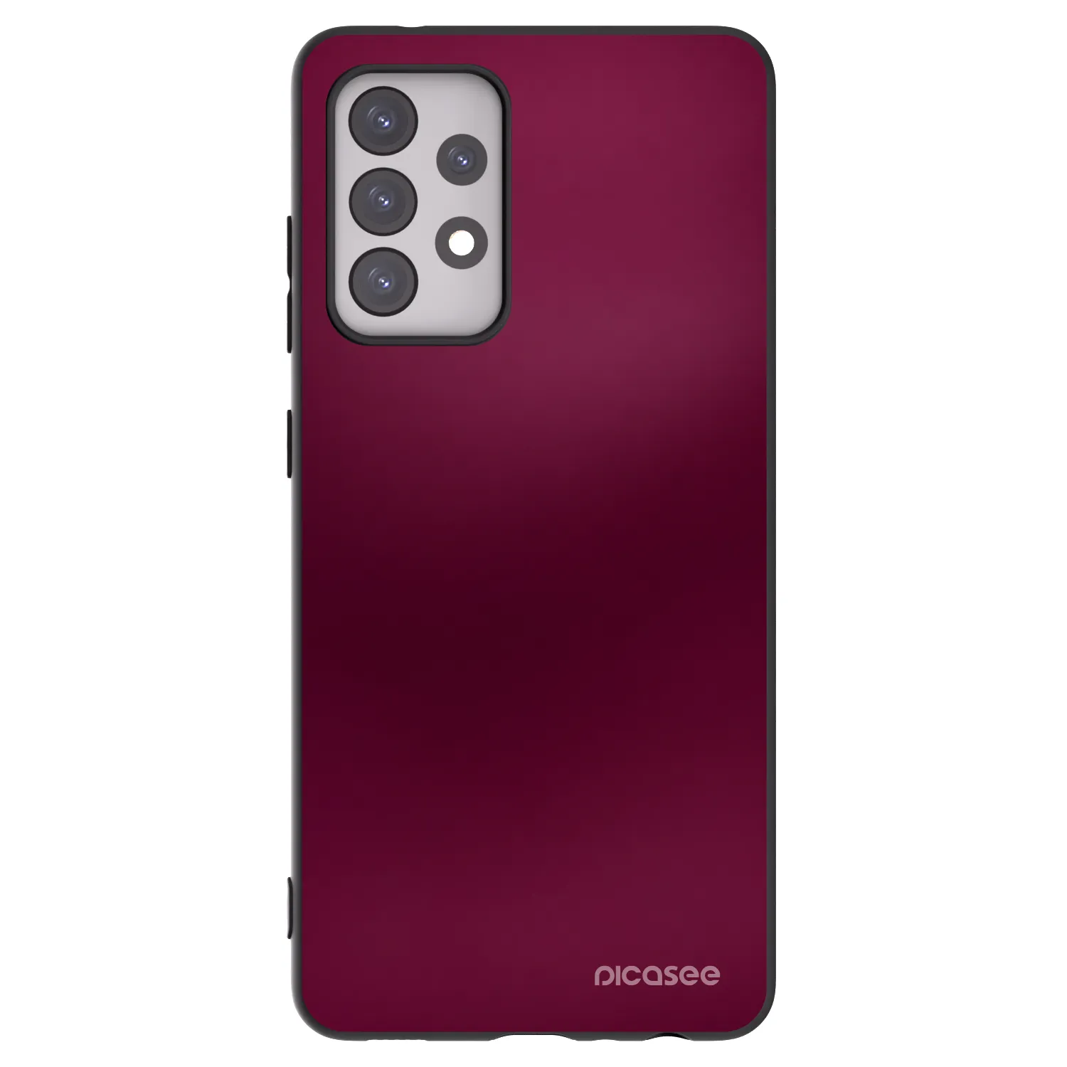 Picasee silikonski črni ovitek za Samsung Galaxy A52s 5G A528B - Velvet Bordeaux