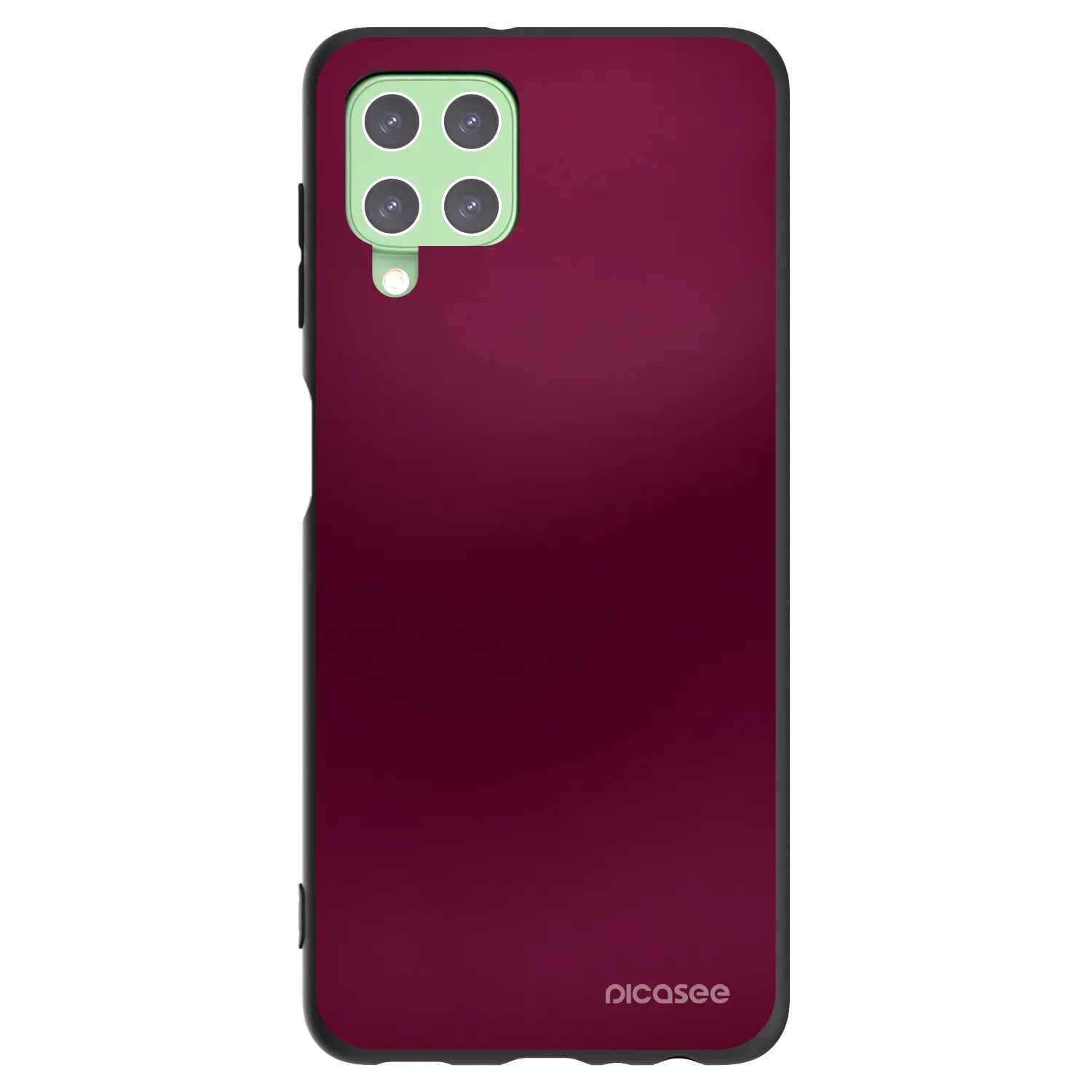 Picasee silikonski črni ovitek za Samsung Galaxy A22 A225F 4G - Velvet Bordeaux