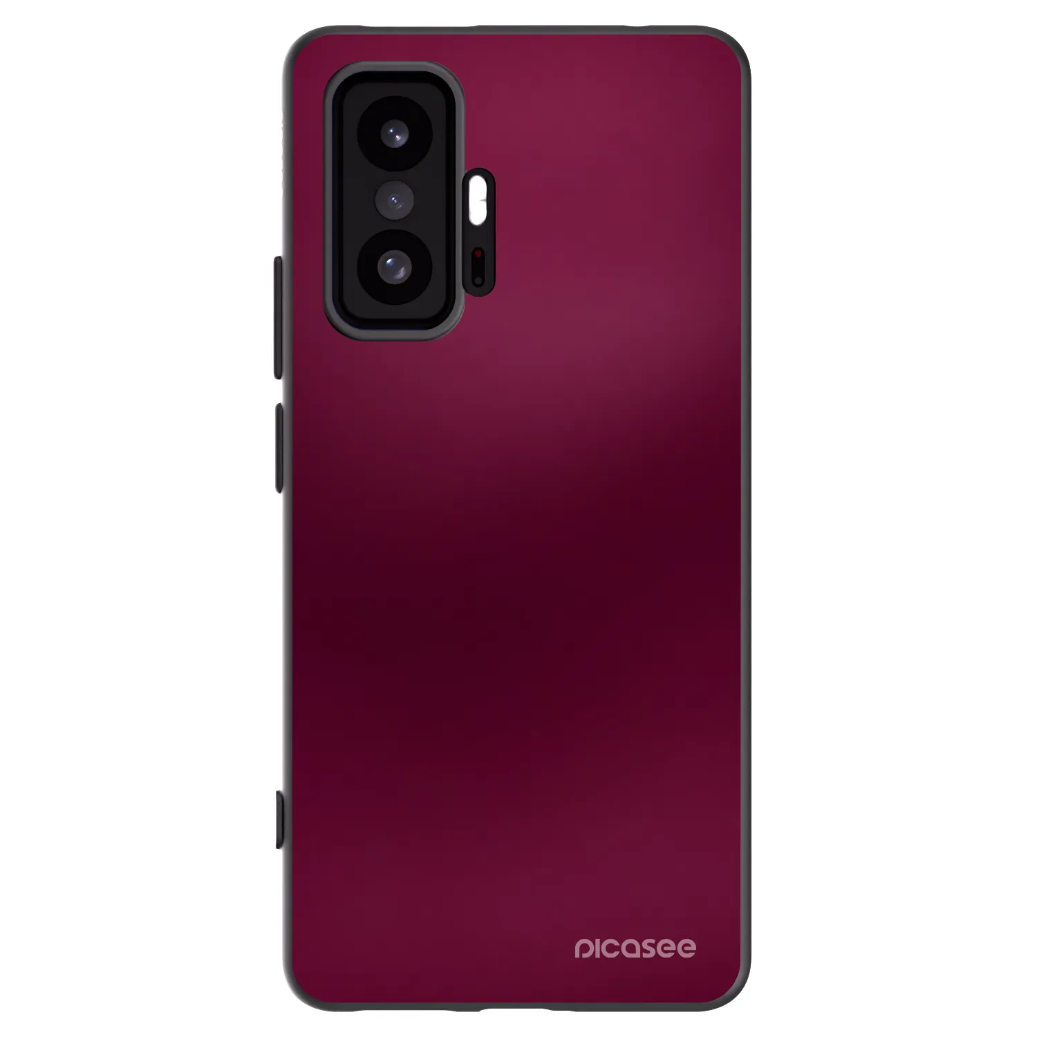 Picasee silikonski črni ovitek za Xiaomi 11T - Velvet Bordeaux