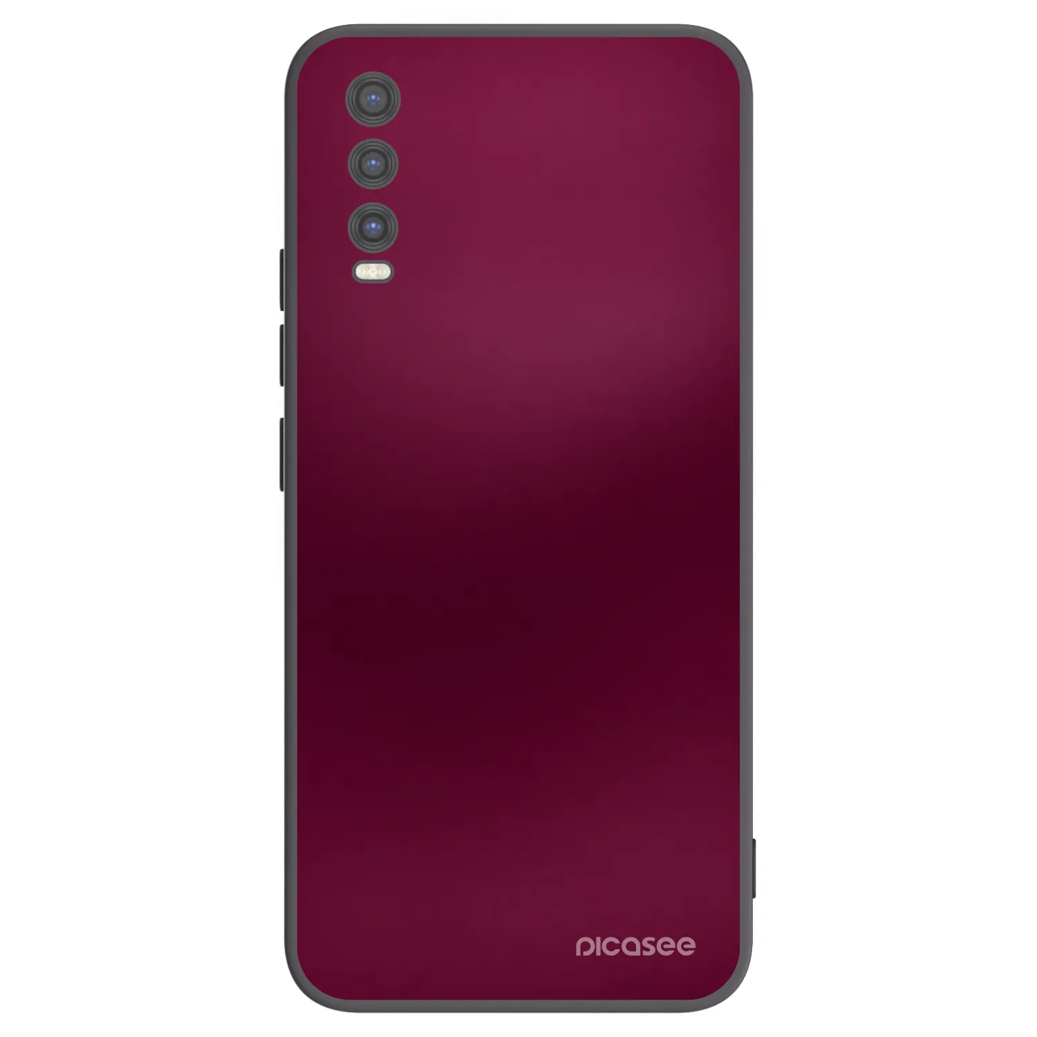 Picasee silikonski črni ovitek za Vivo Y20s - Velvet Bordeaux