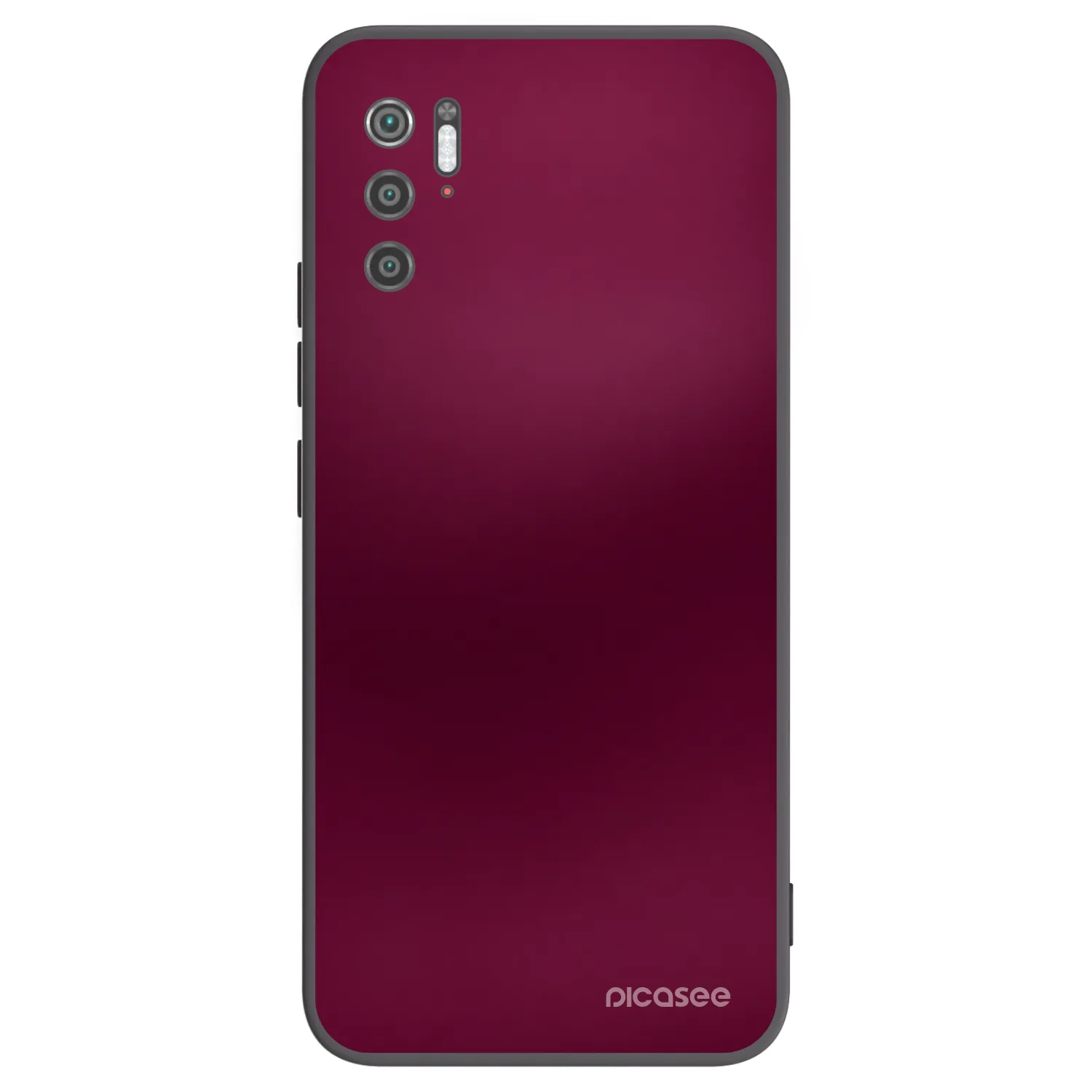 Picasee silikonski črni ovitek za Xiaomi Poco M3 Pro 5G - Velvet Bordeaux