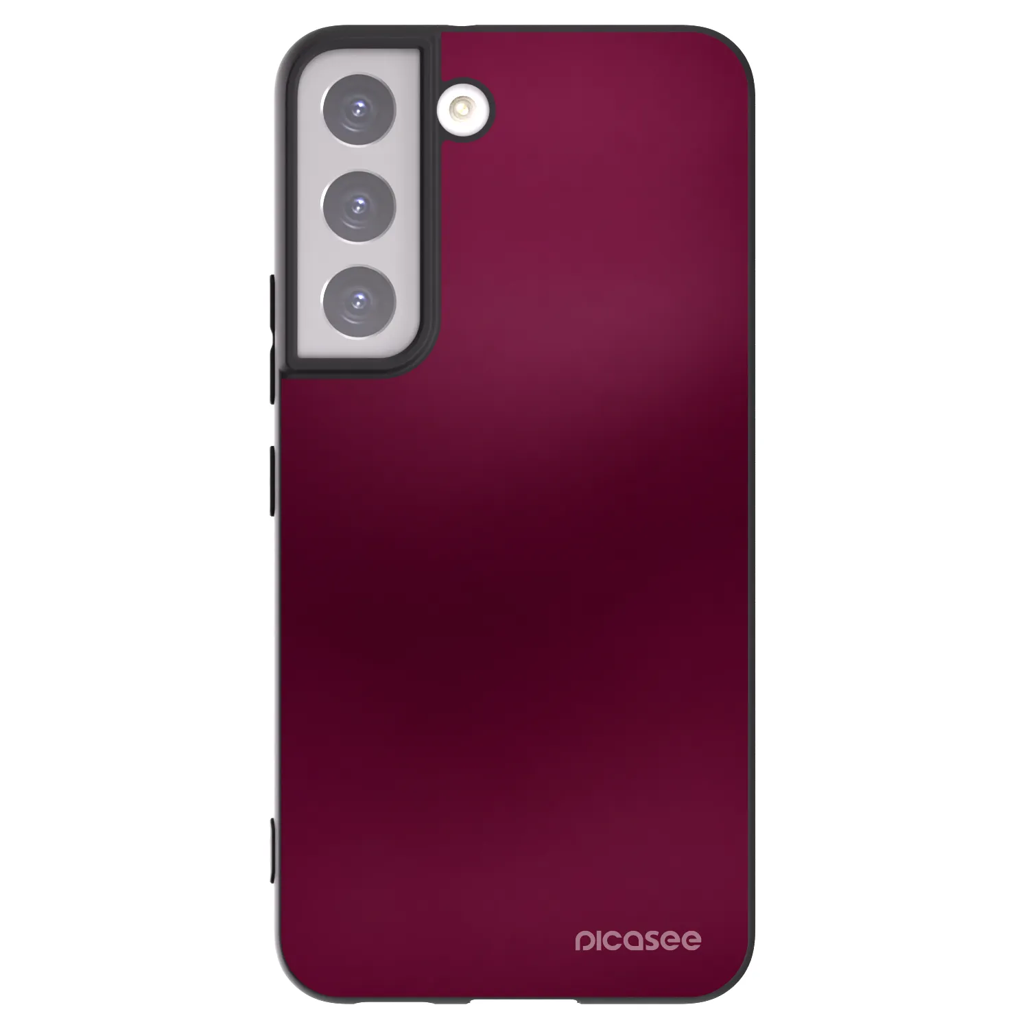 Picasee silikonski črni ovitek za Samsung Galaxy S22 5G - Velvet Bordeaux