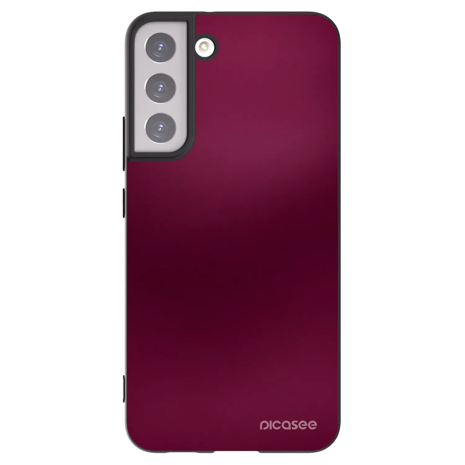 Picasee silikonski črni ovitek za Samsung Galaxy S22+ 5G - Velvet Bordeaux