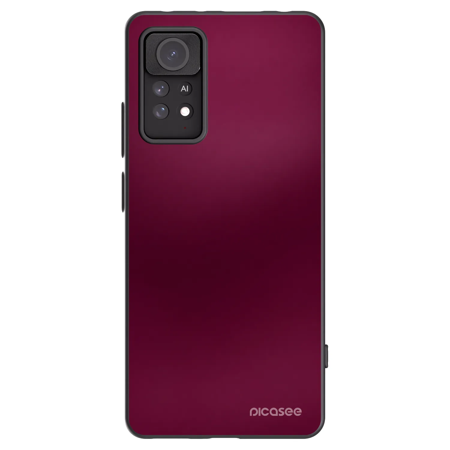 Picasee silikonski črni ovitek za Xiaomi Redmi Note 11 Pro - Velvet Bordeaux