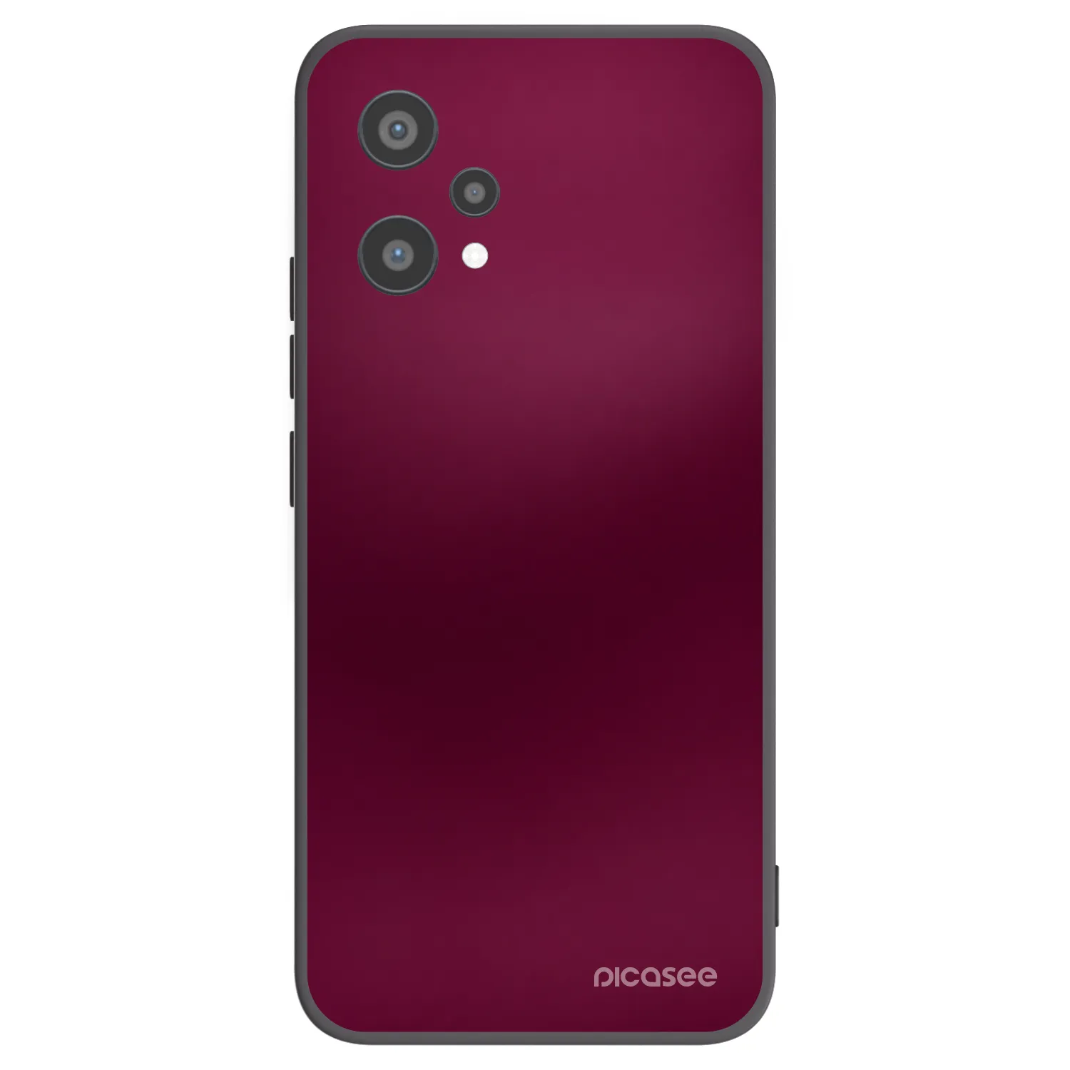 Picasee silikonski črni ovitek za Realme 9 Pro 5G - Velvet Bordeaux