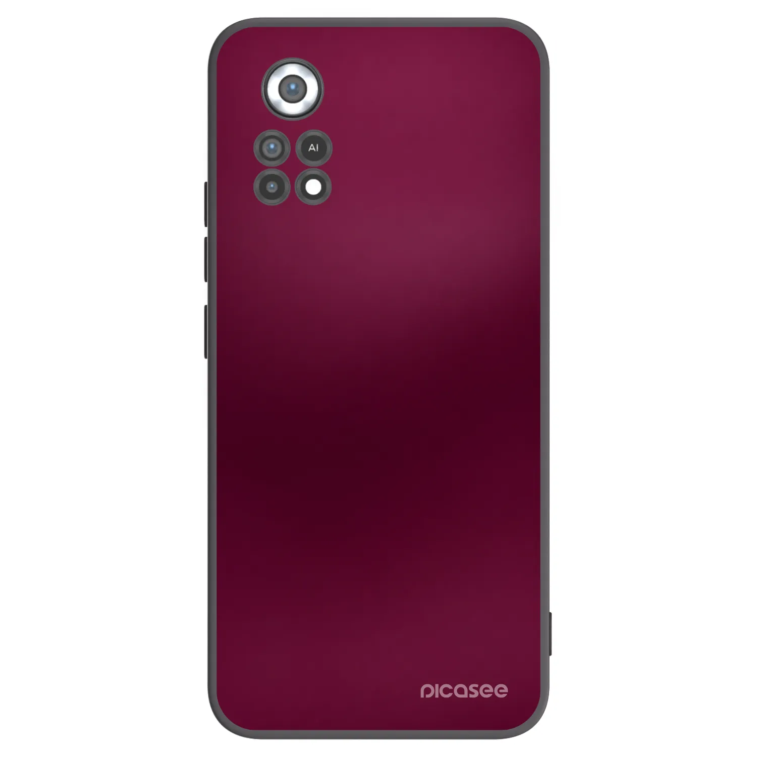 Picasee silikonski črni ovitek za Xiaomi Poco X4 Pro 5G - Velvet Bordeaux