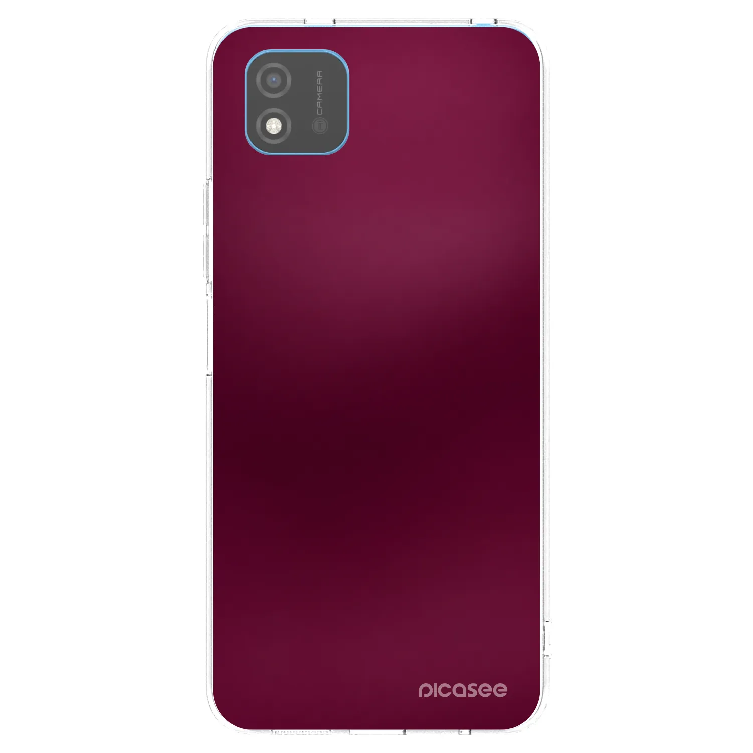 Picasee silikonski prozorni ovitek za Realme C11 (2021) - Velvet Bordeaux