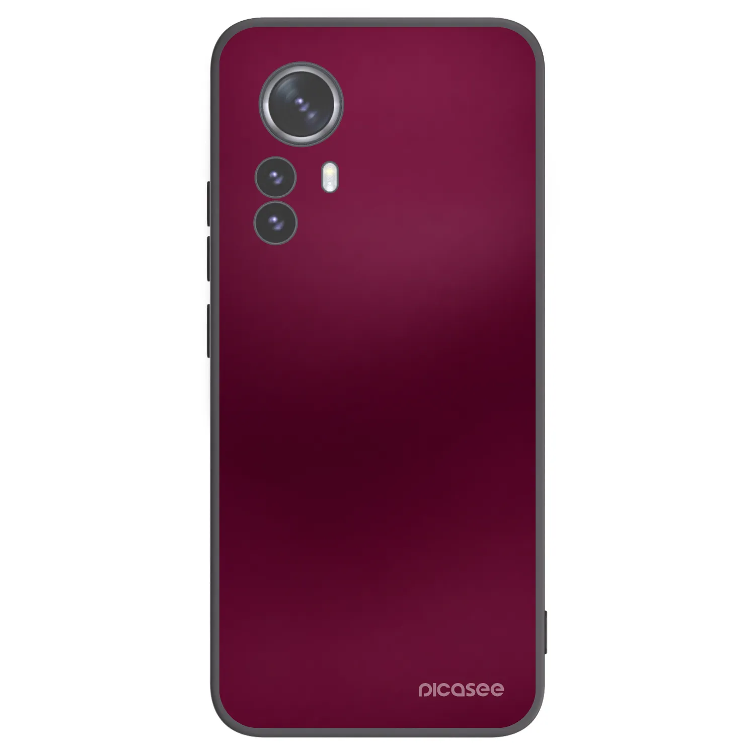 Picasee silikonski črni ovitek za Xiaomi 12 Pro - Velvet Bordeaux