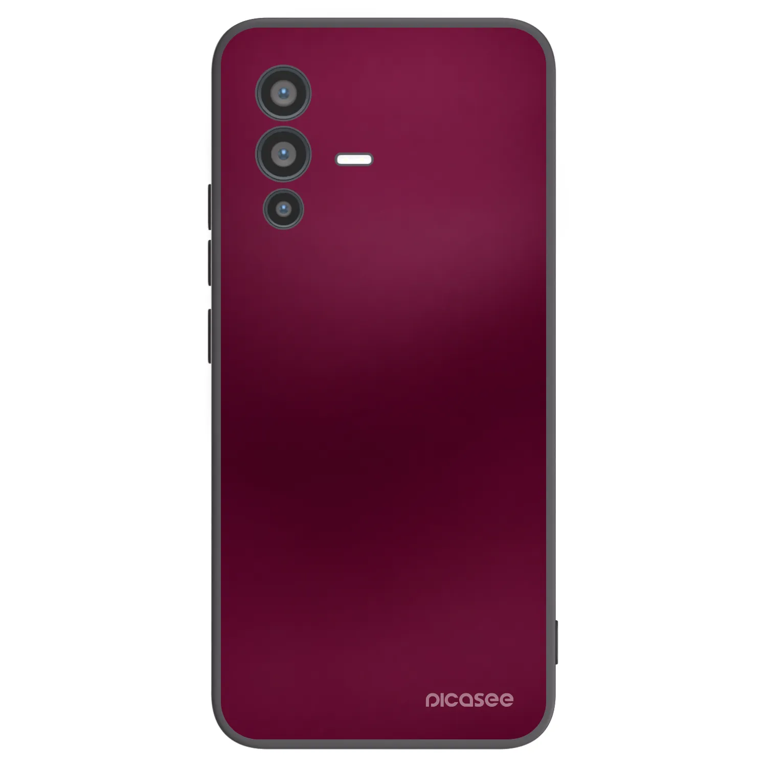 Picasee silikonski črni ovitek za Vivo V23 5G - Velvet Bordeaux