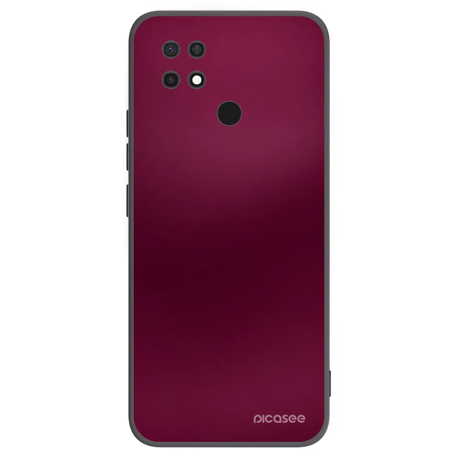 Picasee silikonski črni ovitek za Xiaomi Redmi 10C - Velvet Bordeaux