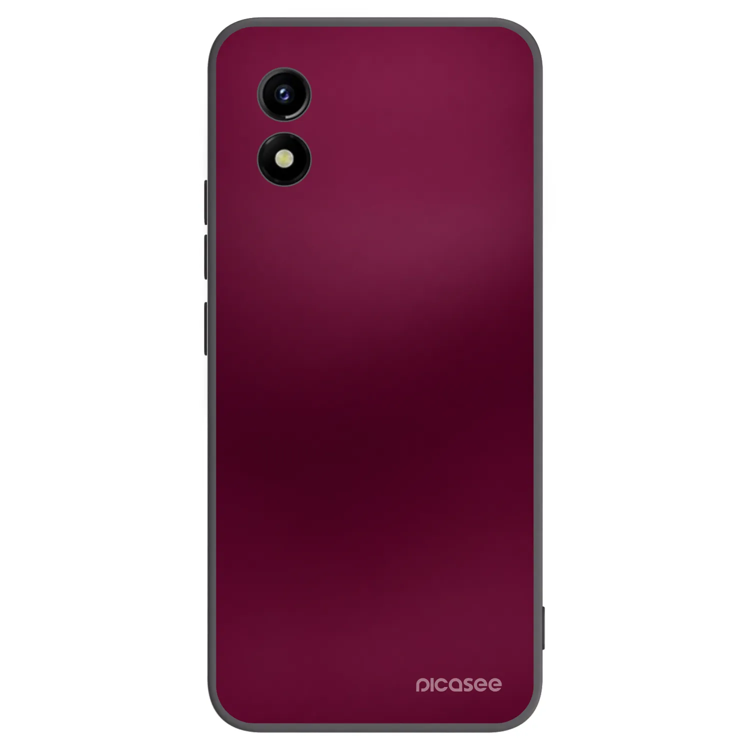 Picasee silikonski črni ovitek za Vivo Y01 - Velvet Bordeaux