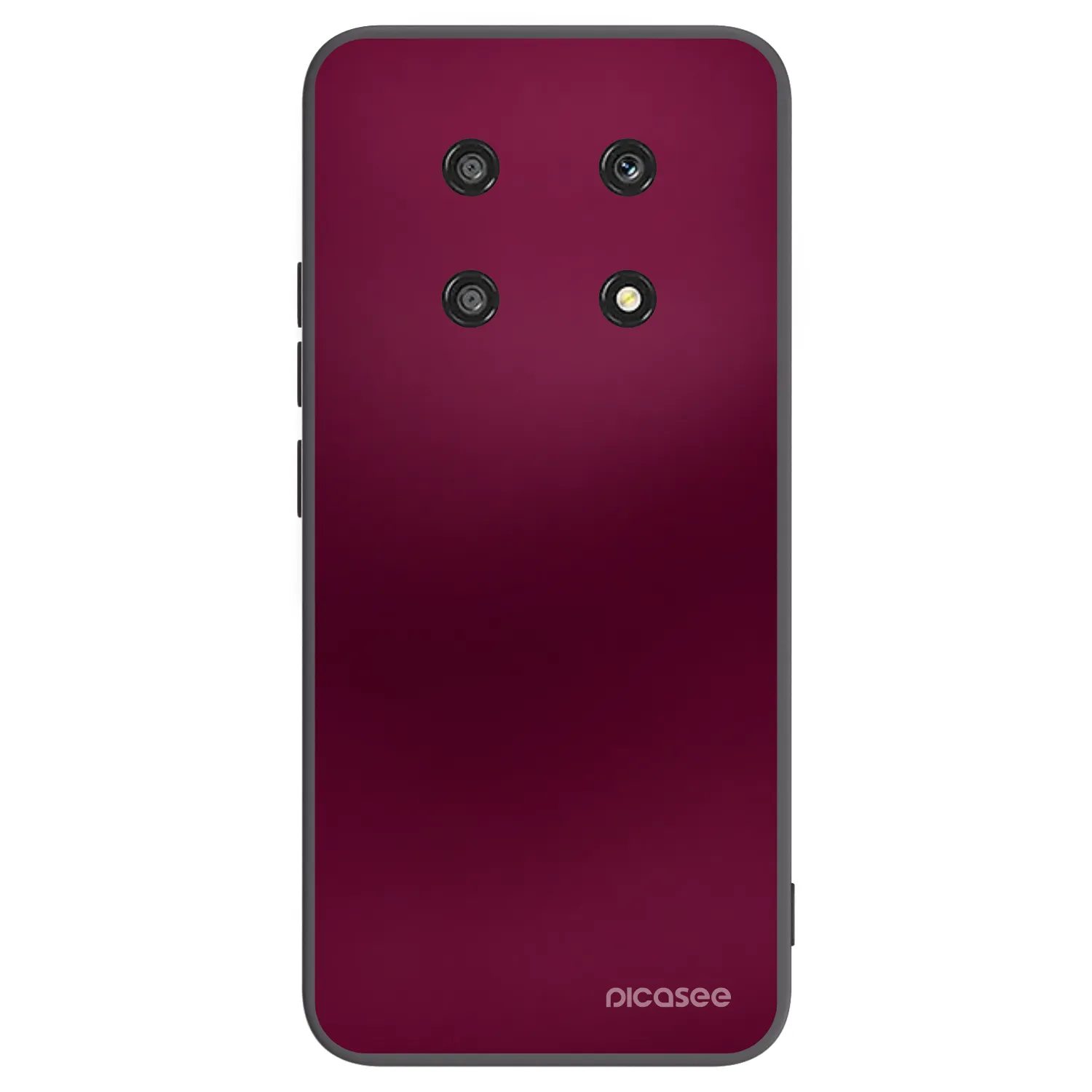 Picasee silikonski črni ovitek za Honor Magic4 Lite 5G - Velvet Bordeaux