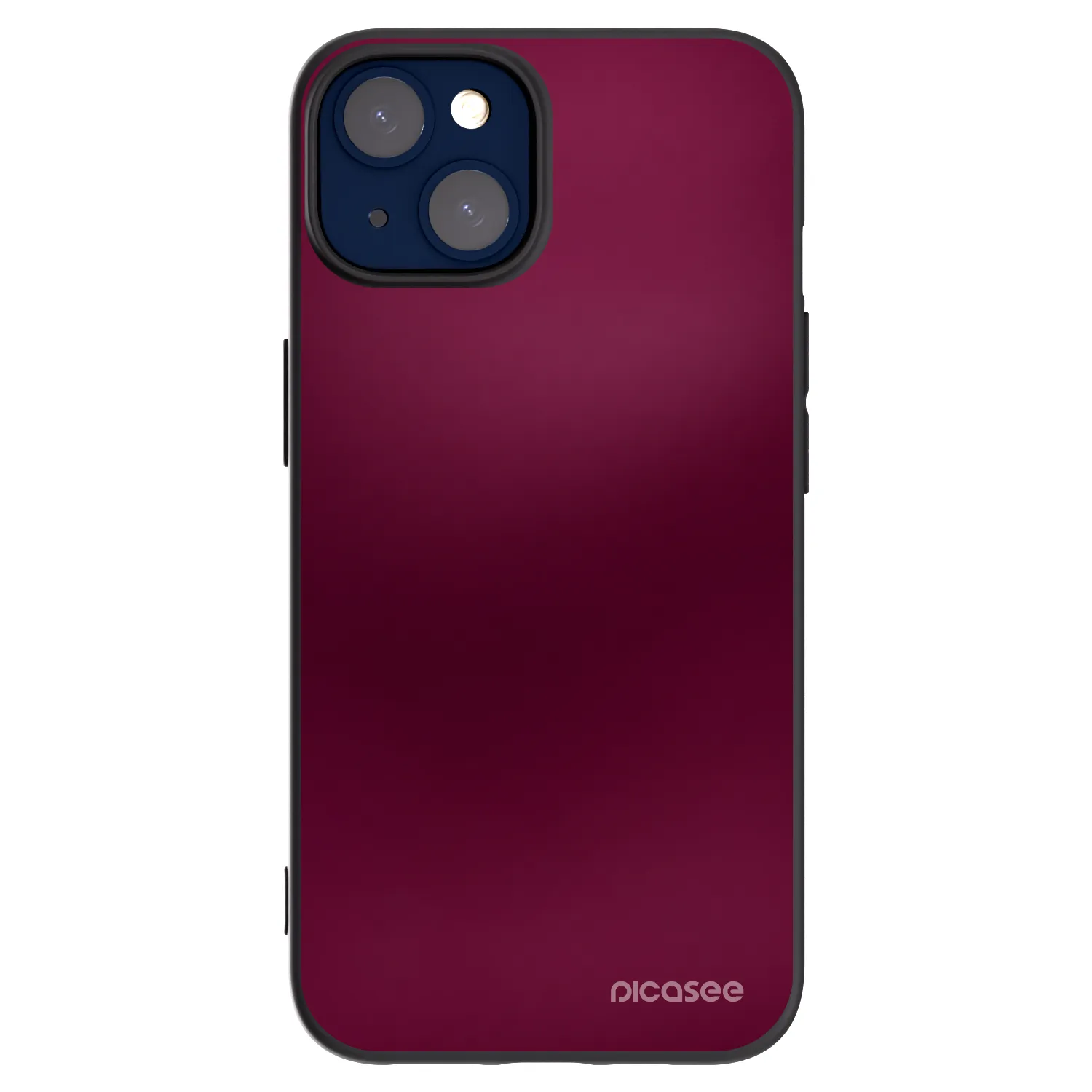 Picasee silikonski črni ovitek za Apple iPhone 14 - Velvet Bordeaux