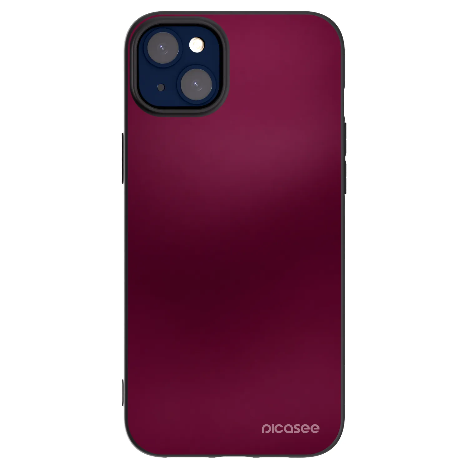 Picasee silikonski črni ovitek za Apple iPhone 14 Plus - Velvet Bordeaux