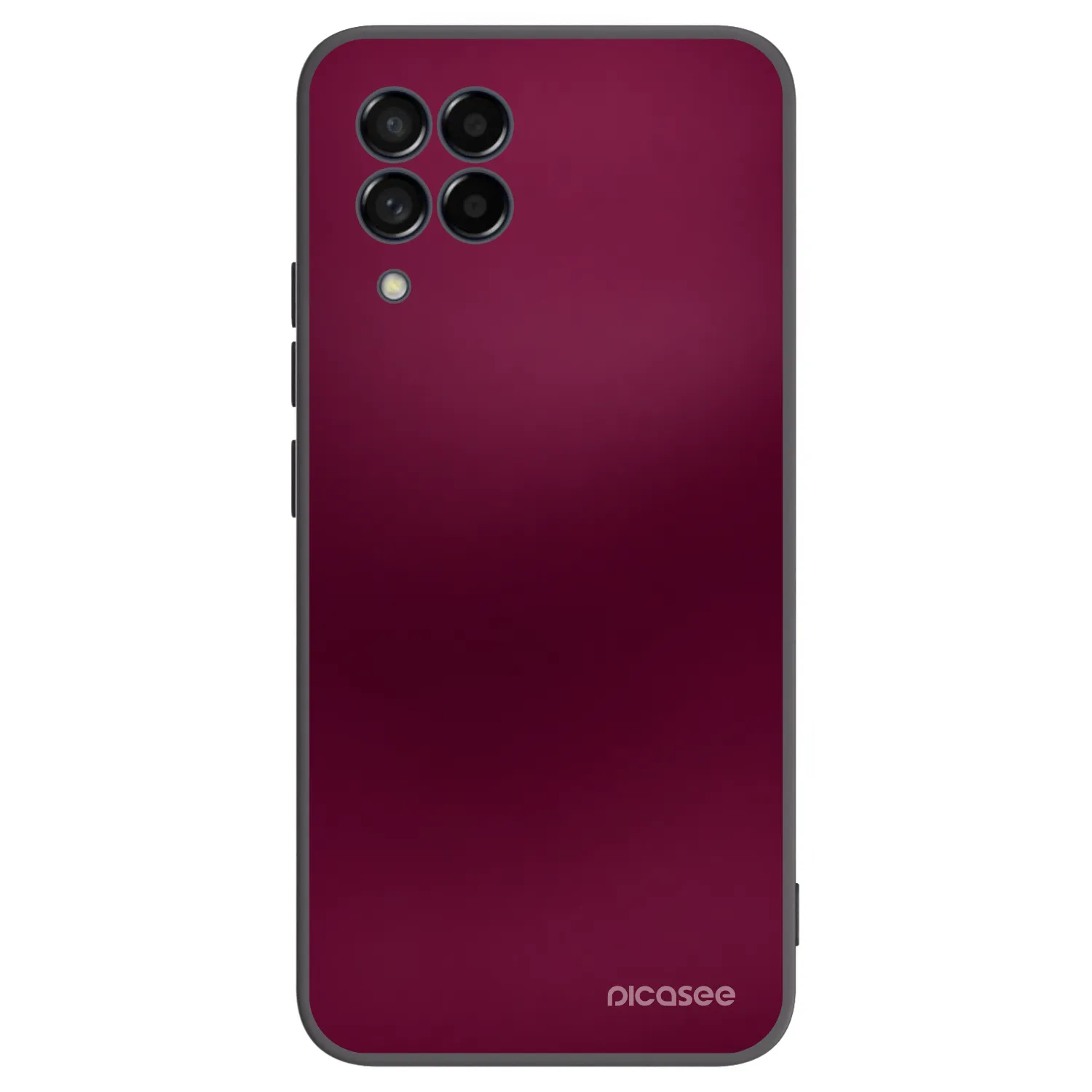 Picasee silikonski črni ovitek za Samsung Galaxy M53 5G - Velvet Bordeaux