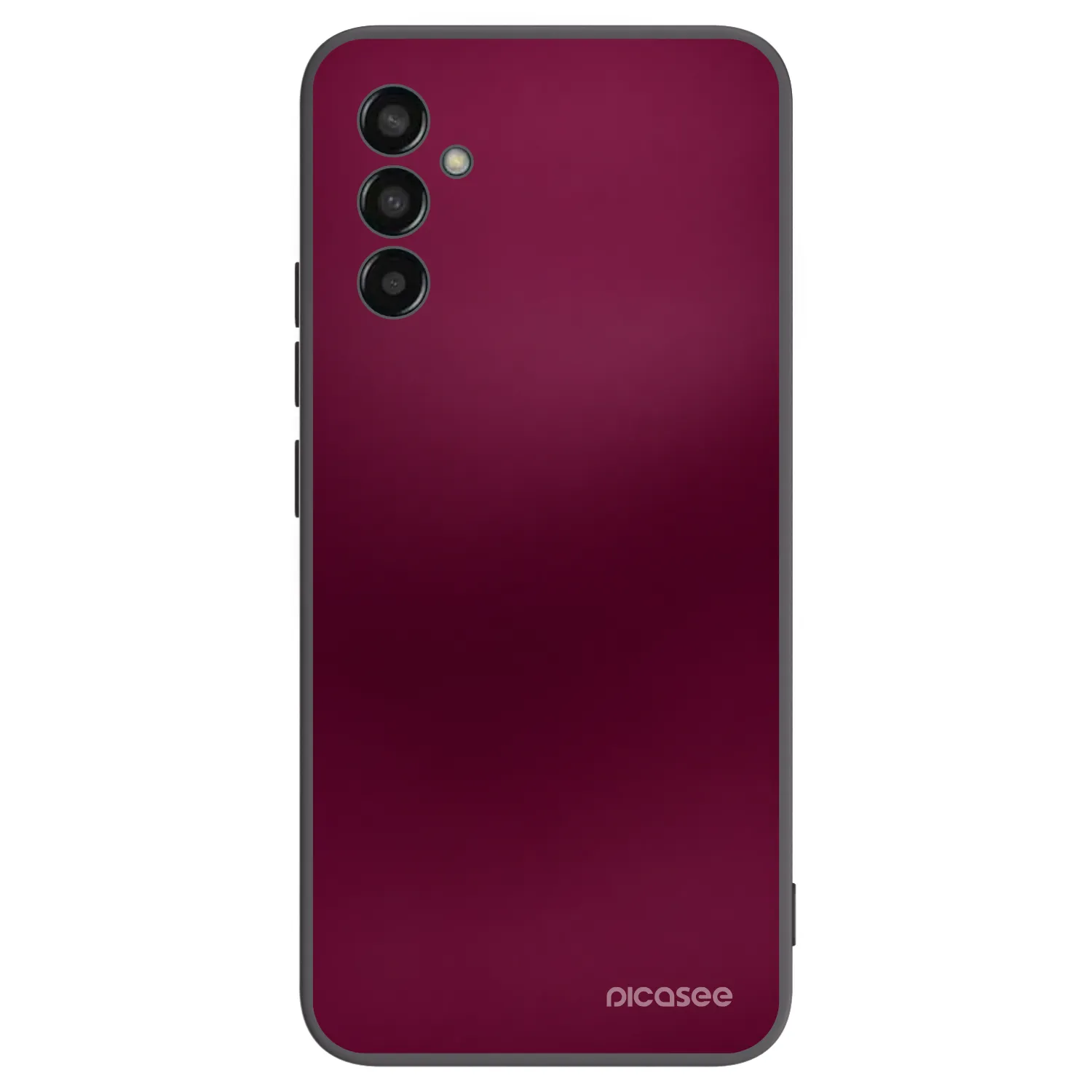 Picasee silikonski črni ovitek za Samsung Galaxy M13 M135F - Velvet Bordeaux