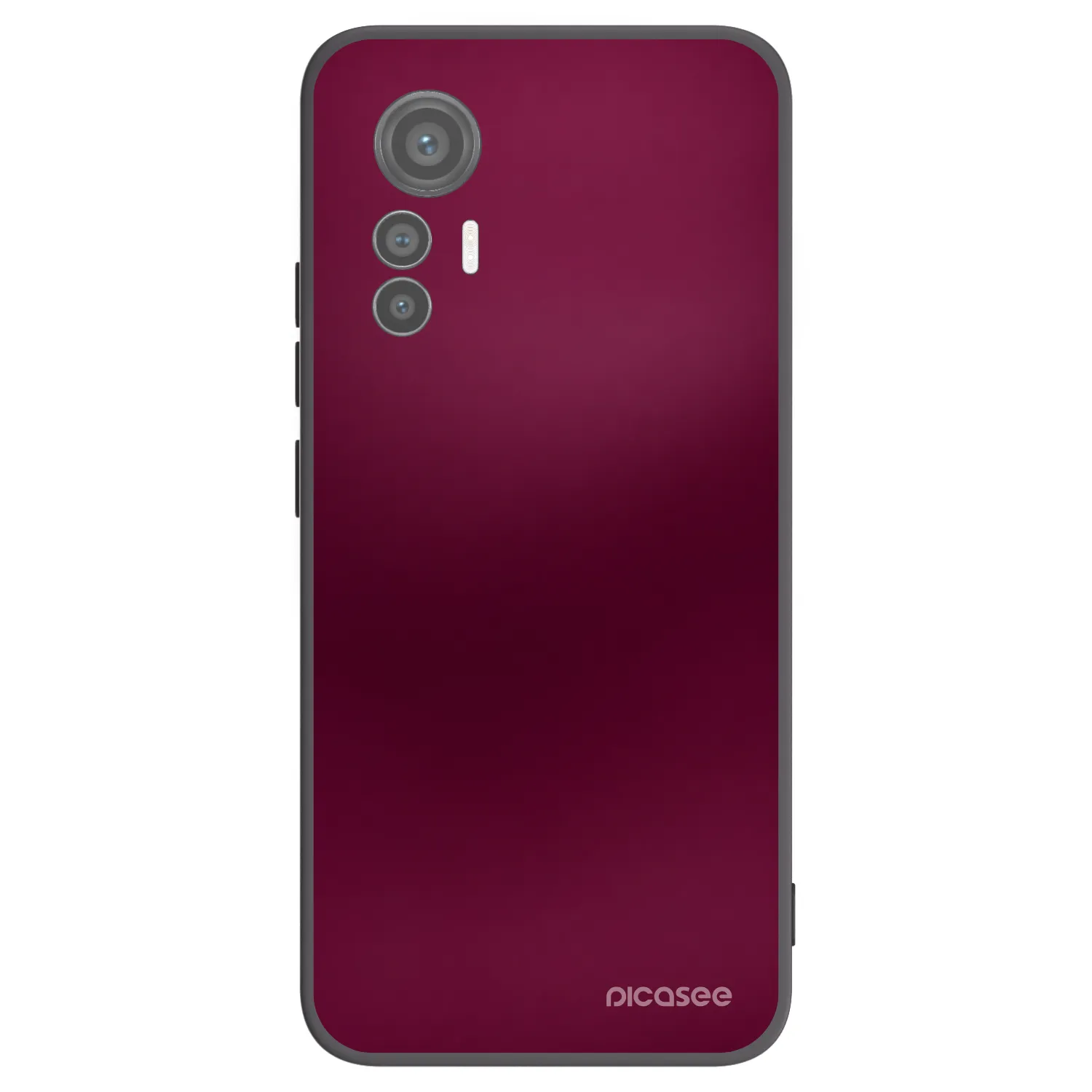 Picasee silikonski črni ovitek za Xiaomi 12 Lite - Velvet Bordeaux