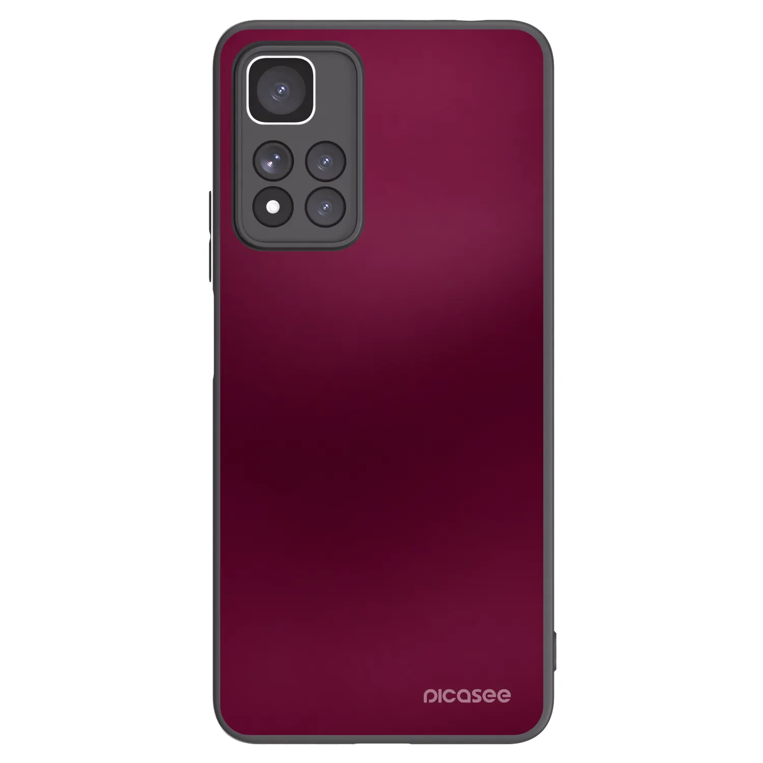 Picasee silikonski črni ovitek za Xiaomi Redmi Note 11 Pro+ 5G - Velvet Bordeaux