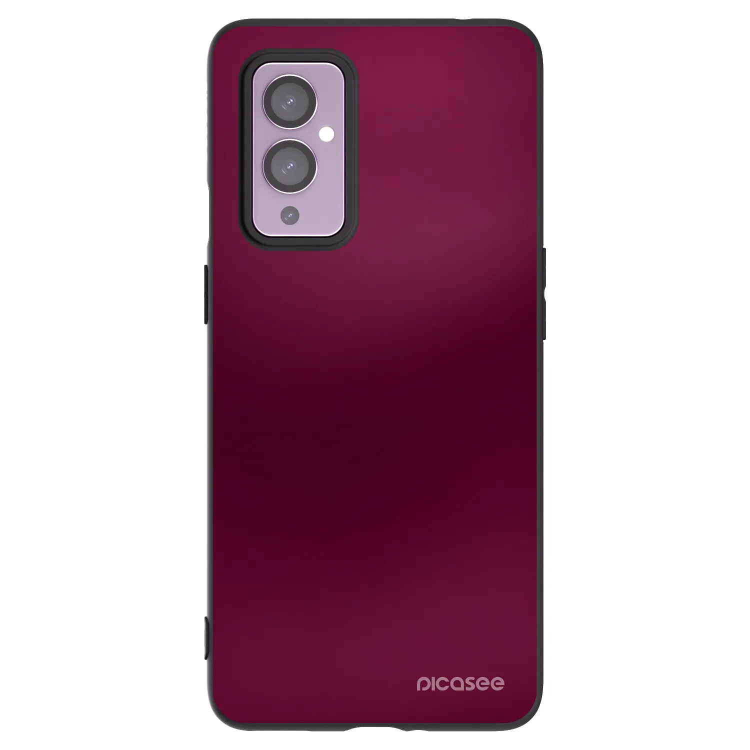 Picasee silikonski črni ovitek za OnePlus 9 - Velvet Bordeaux