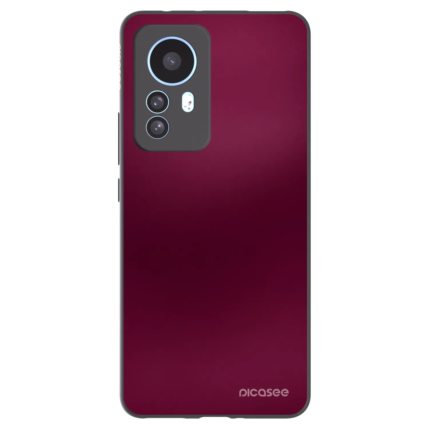 Picasee silikonski črni ovitek za Xiaomi 12T Pro - Velvet Bordeaux