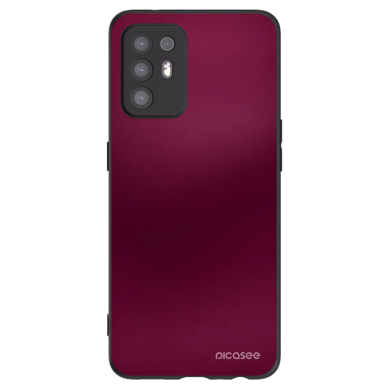 Picasee silikonski črni ovitek za OPPO A94 5G - Velvet Bordeaux