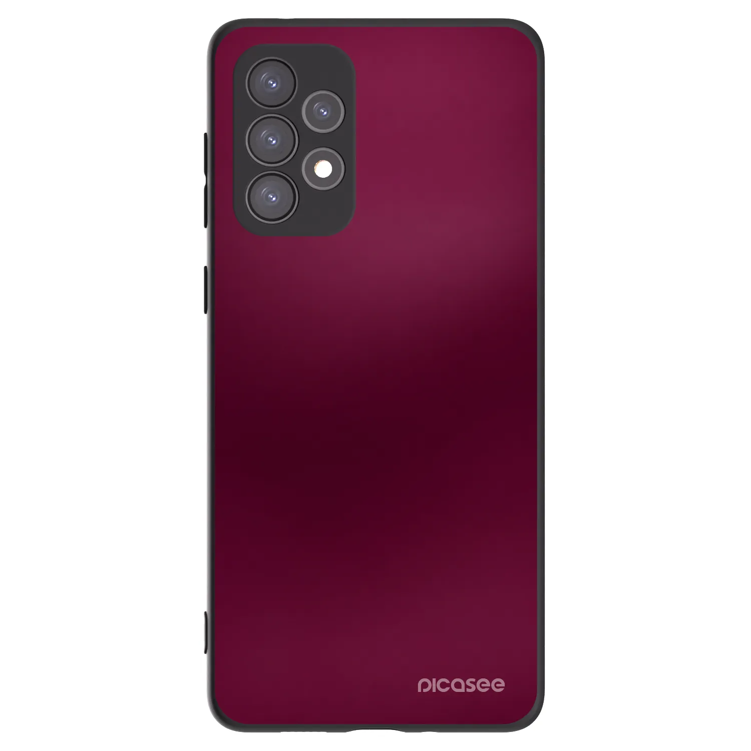 Picasee silikonski črni ovitek za Samsung Galaxy A73 5G - Velvet Bordeaux
