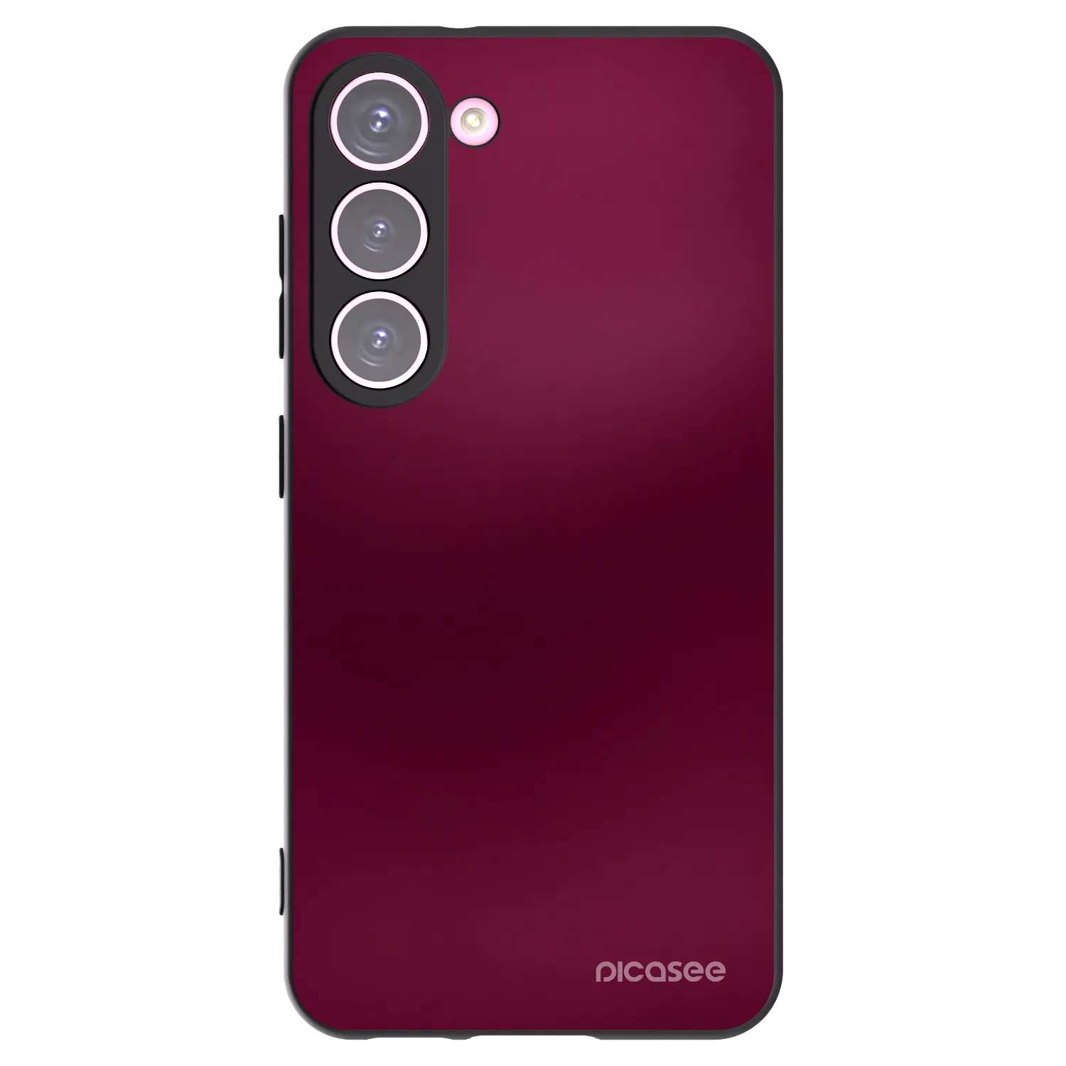 Picasee silikonski črni ovitek za Samsung Galaxy S23 5G - Velvet Bordeaux
