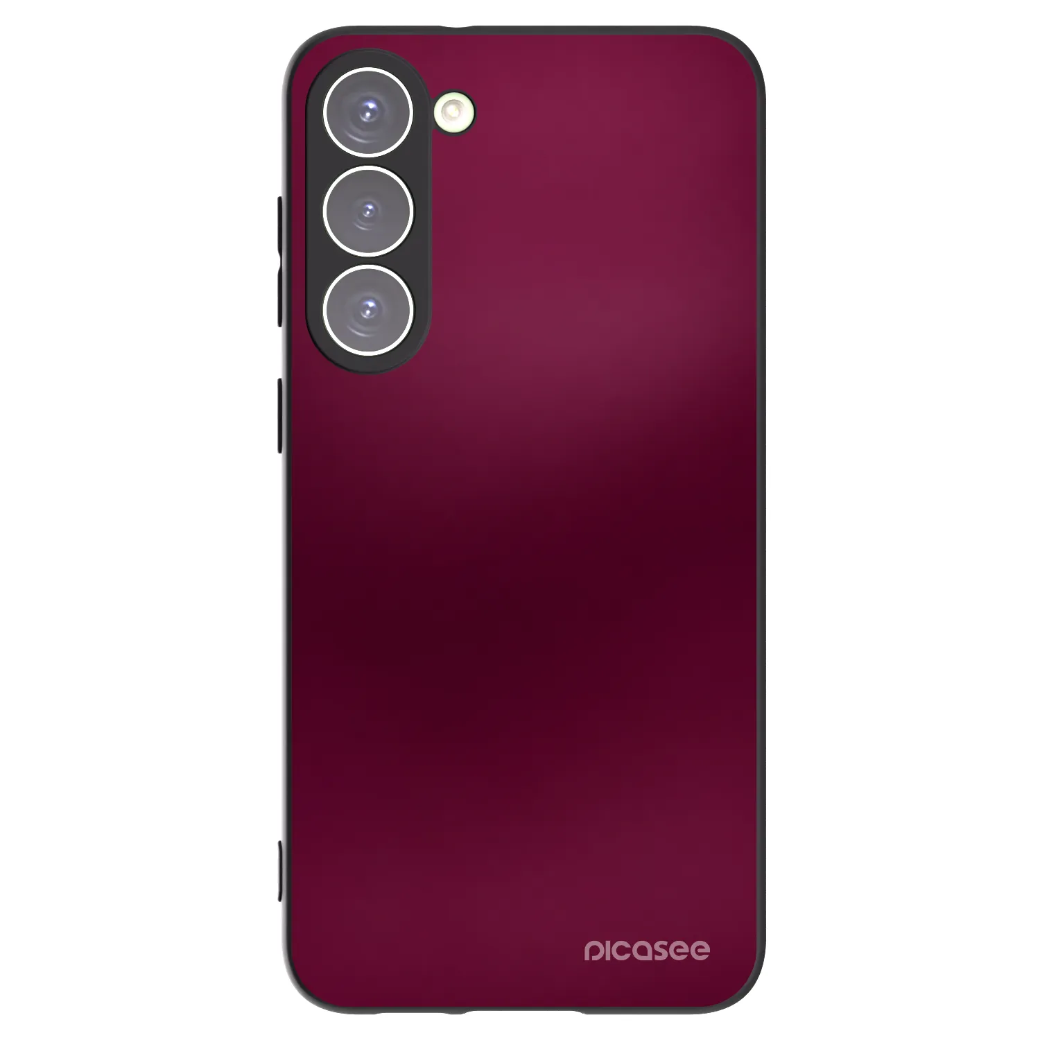 Picasee silikonski črni ovitek za Samsung Galaxy S23+ 5G - Velvet Bordeaux