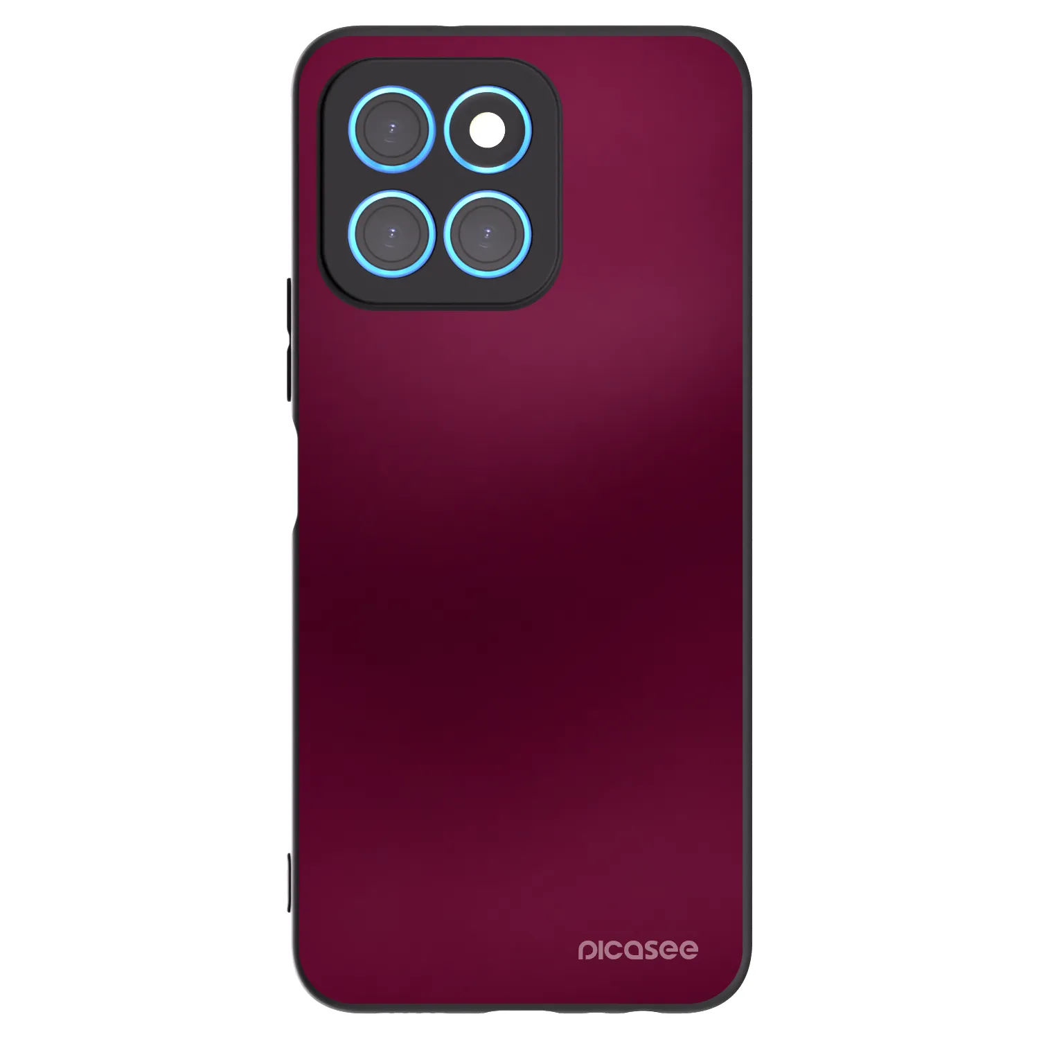 Picasee silikonski črni ovitek za Honor X8 5G - Velvet Bordeaux