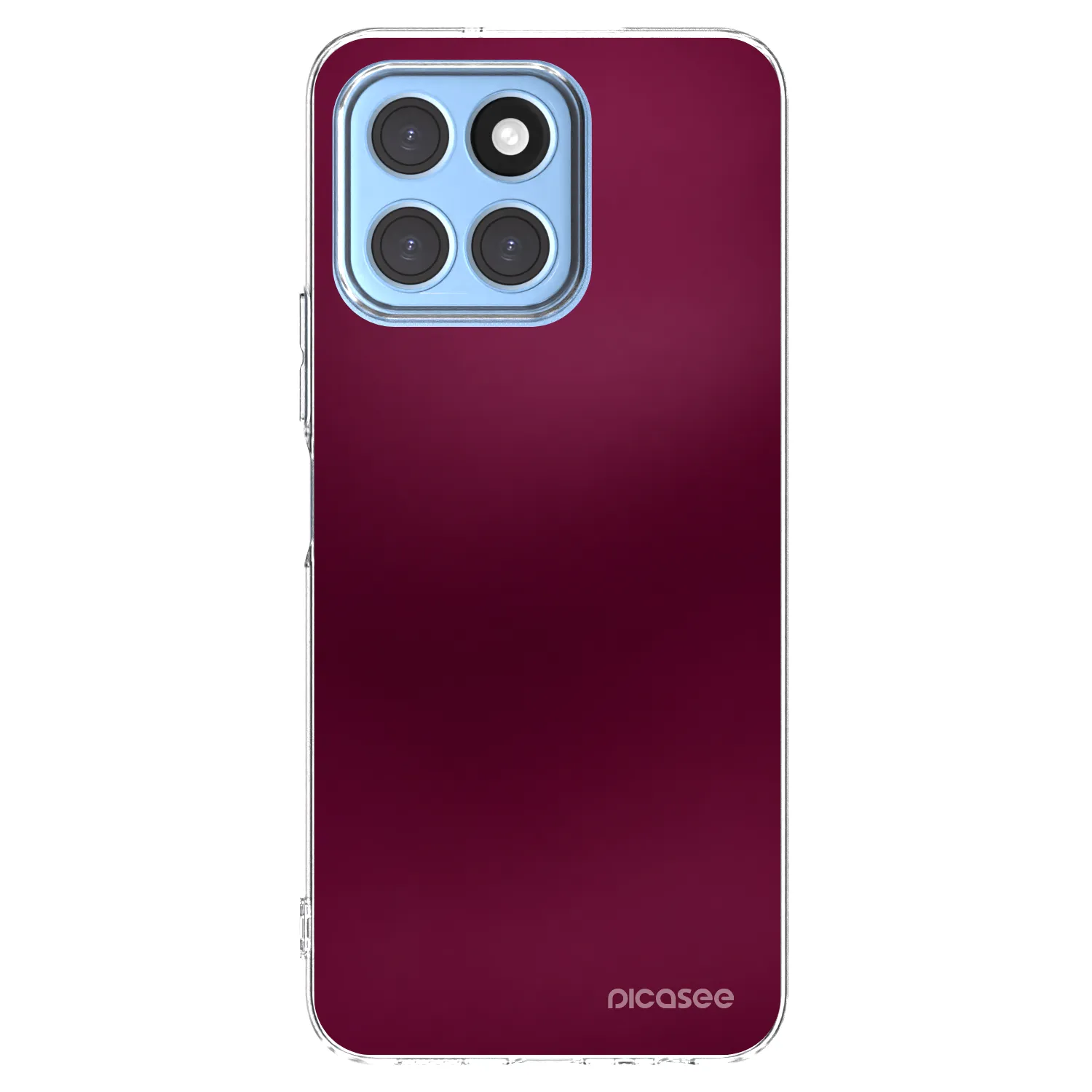 Picasee silikonski prozorni ovitek za Honor X6 - Velvet Bordeaux