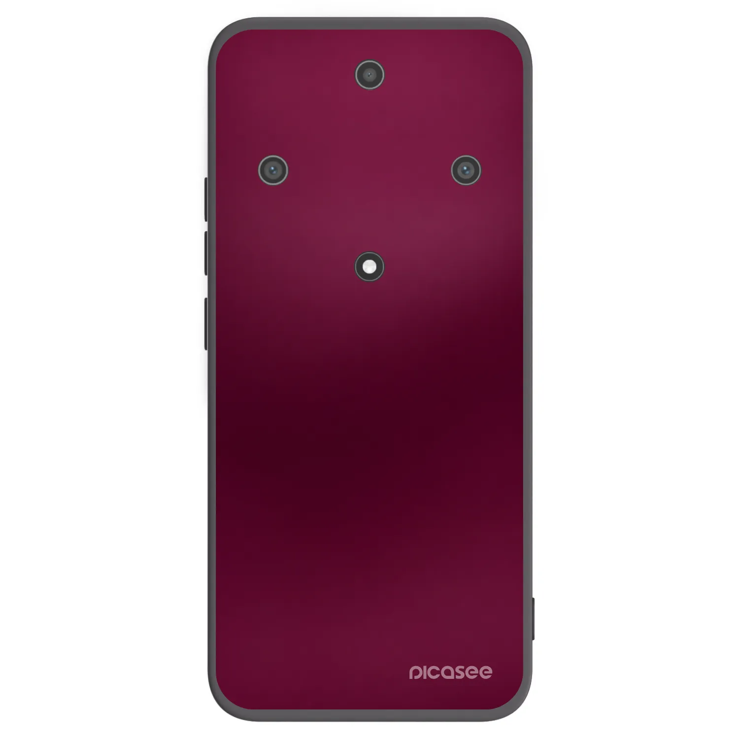 Picasee silikonski črni ovitek za Honor Magic5 Lite 5G - Velvet Bordeaux