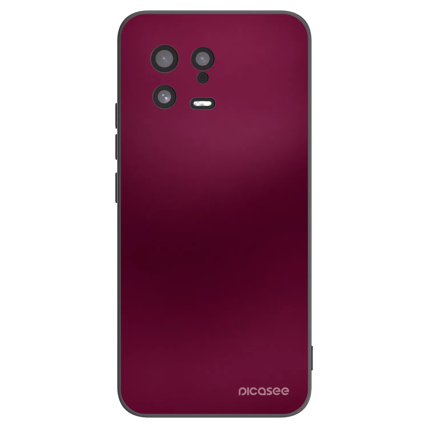 Picasee silikonski črni ovitek za Xiaomi 13 - Velvet Bordeaux