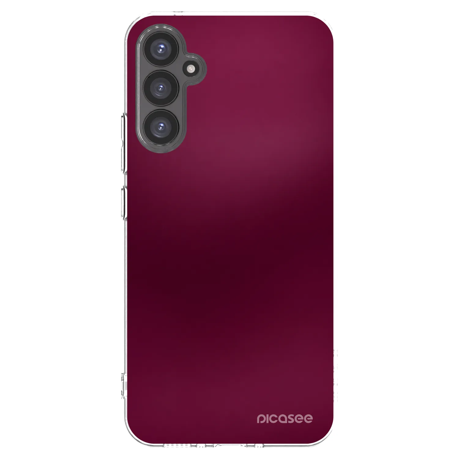 Picasee silikonski prozorni ovitek za Samsung Galaxy A34 5G A346B - Velvet Bordeaux