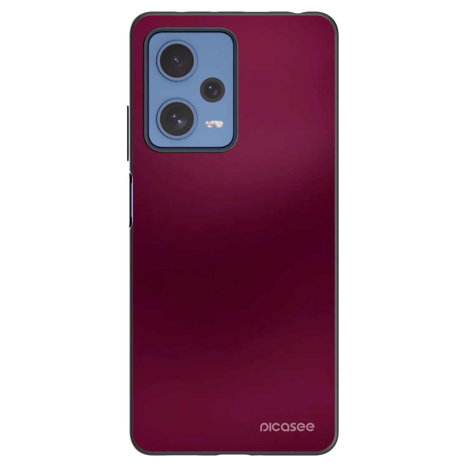 Picasee silikonski črni ovitek za Xiaomi Redmi Note 12 Pro 5G - Velvet Bordeaux