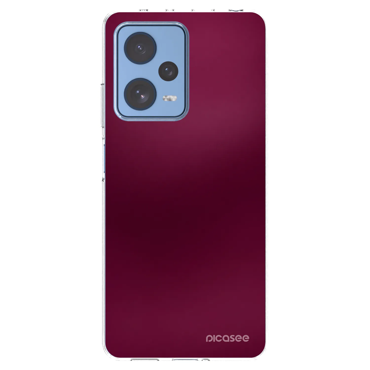 Picasee silikonski prozorni ovitek za Xiaomi Redmi Note 12 Pro 5G - Velvet Bordeaux