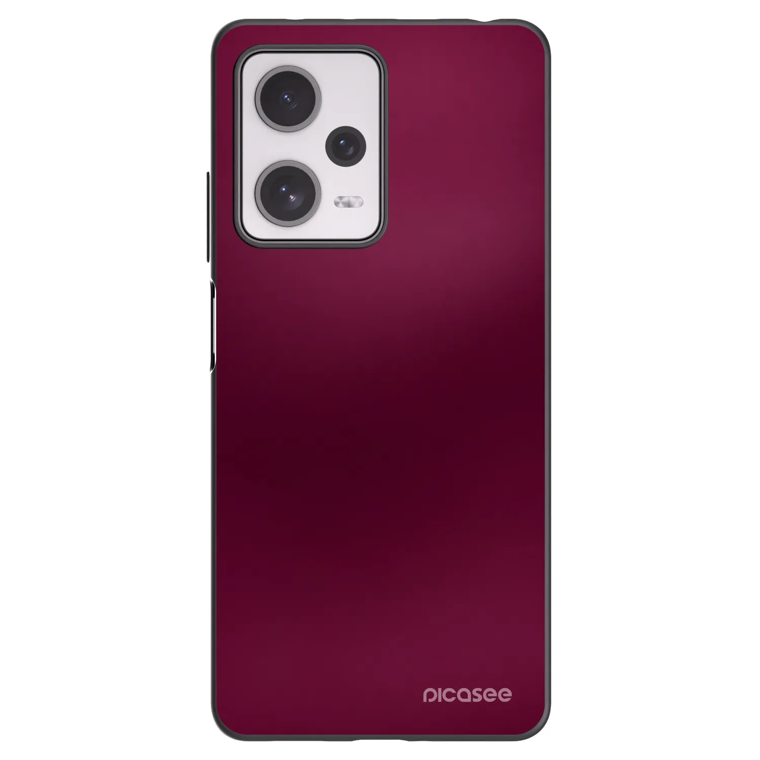 Picasee silikonski črni ovitek za Xiaomi Redmi Note 12 Pro+ 5G - Velvet Bordeaux