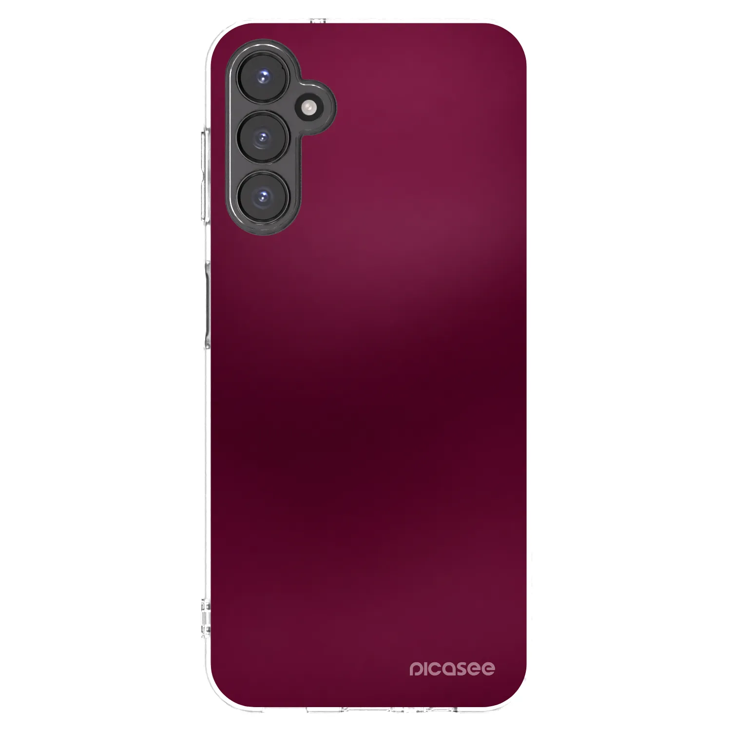 Picasee silikonski prozorni ovitek za Samsung Galaxy A14 4G A145R - Velvet Bordeaux