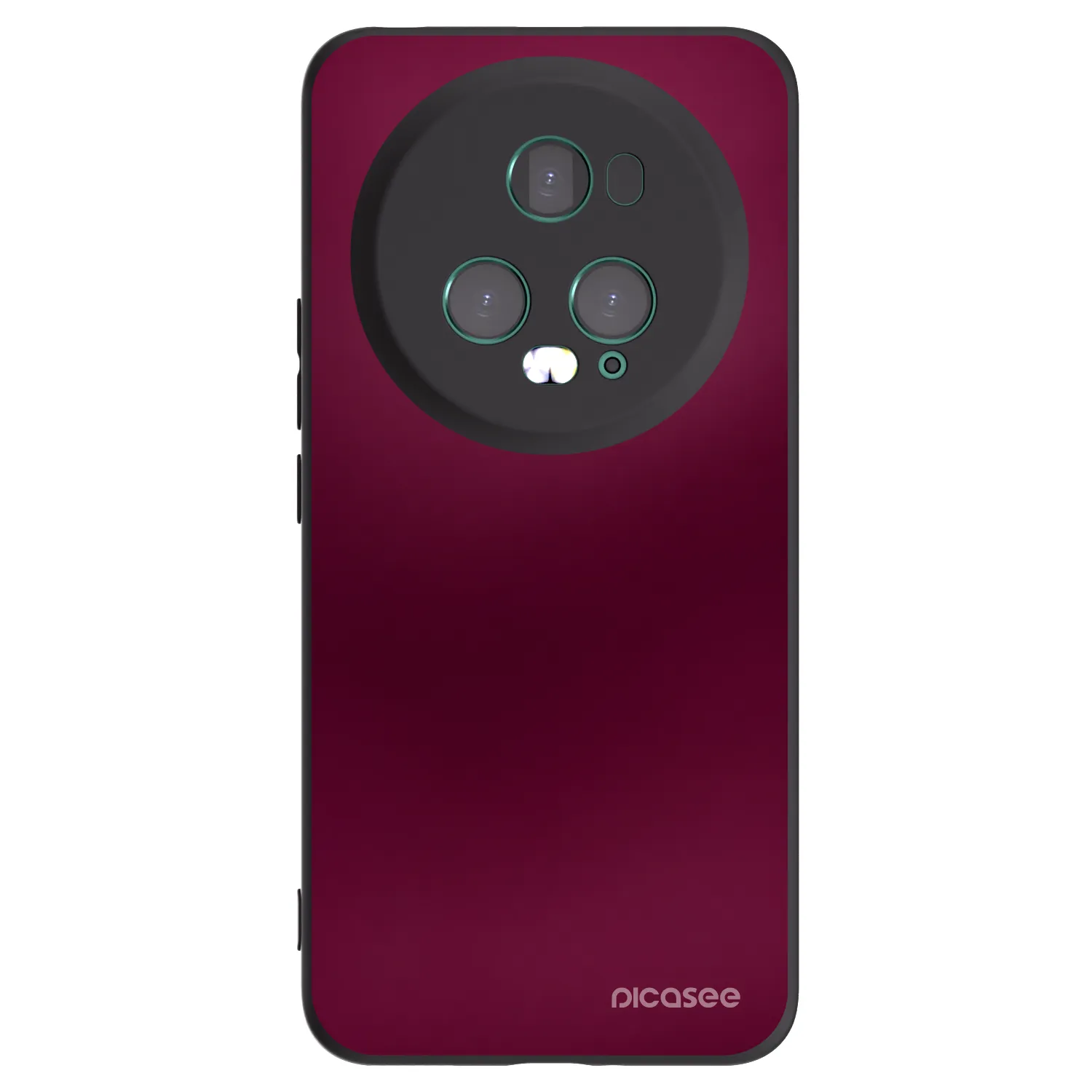 Picasee silikonski črni ovitek za Honor Magic5 Pro - Velvet Bordeaux