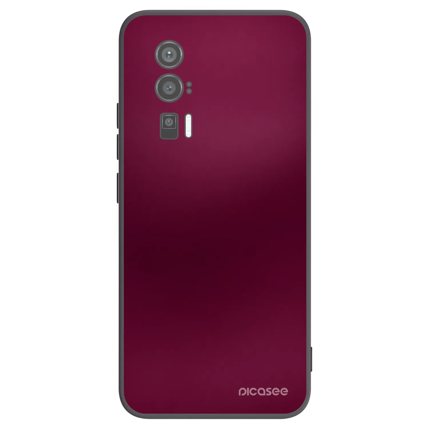 Picasee silikonski črni ovitek za Xiaomi Poco F5 Pro 5G - Velvet Bordeaux