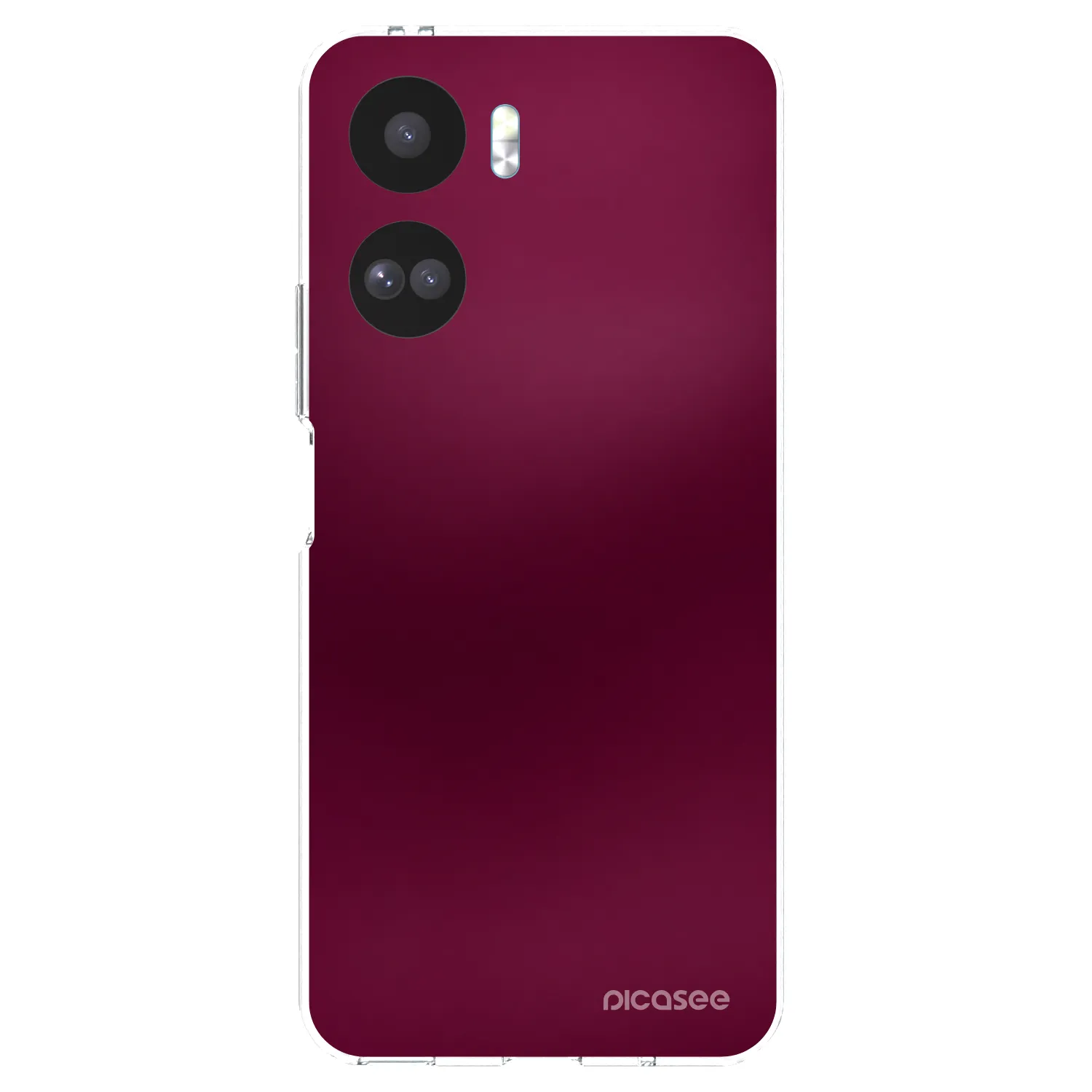 Picasee silikonski prozorni ovitek za Honor 90 Lite 5G - Velvet Bordeaux