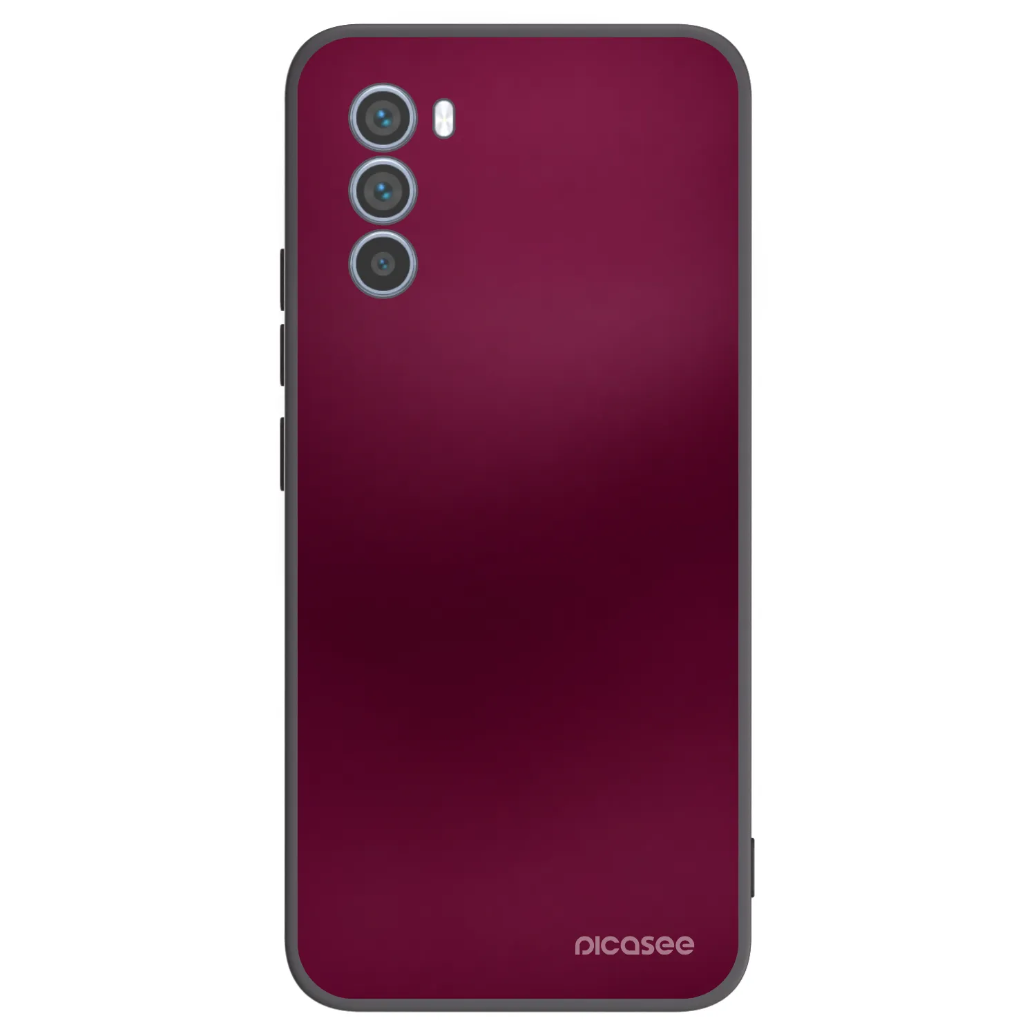 Picasee silikonski črni ovitek za Motorola Moto G62 - Velvet Bordeaux