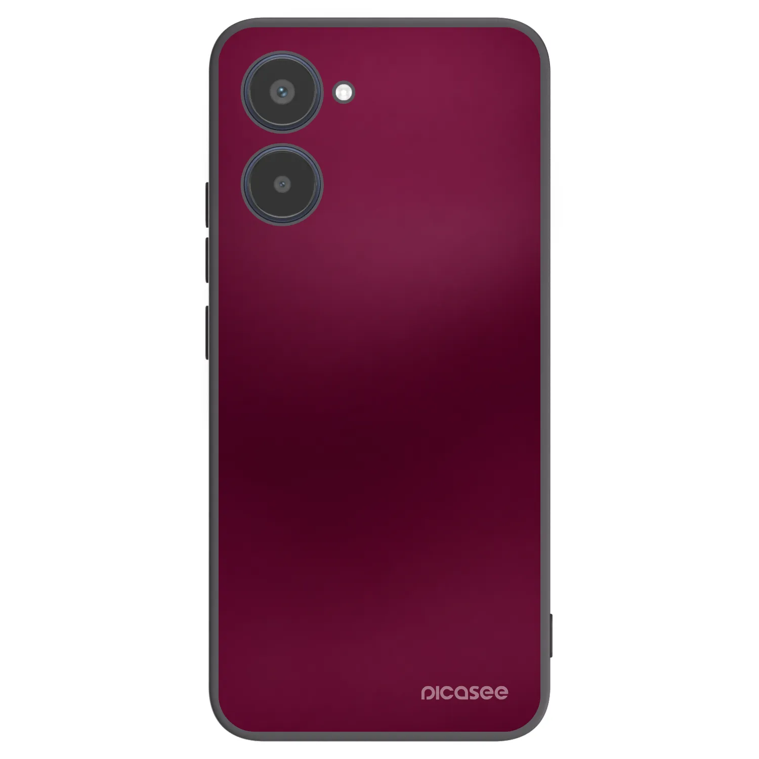 Picasee silikonski črni ovitek za Realme 10 4G - Velvet Bordeaux