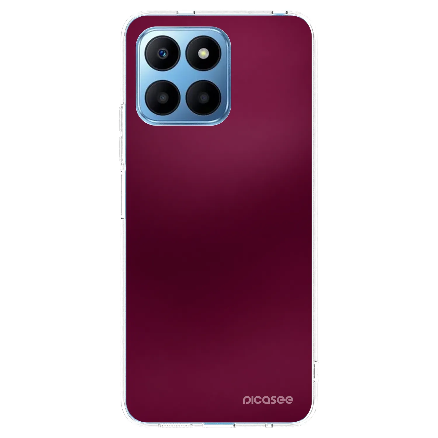 Picasee silikonski prozorni ovitek za Honor 70 Lite - Velvet Bordeaux