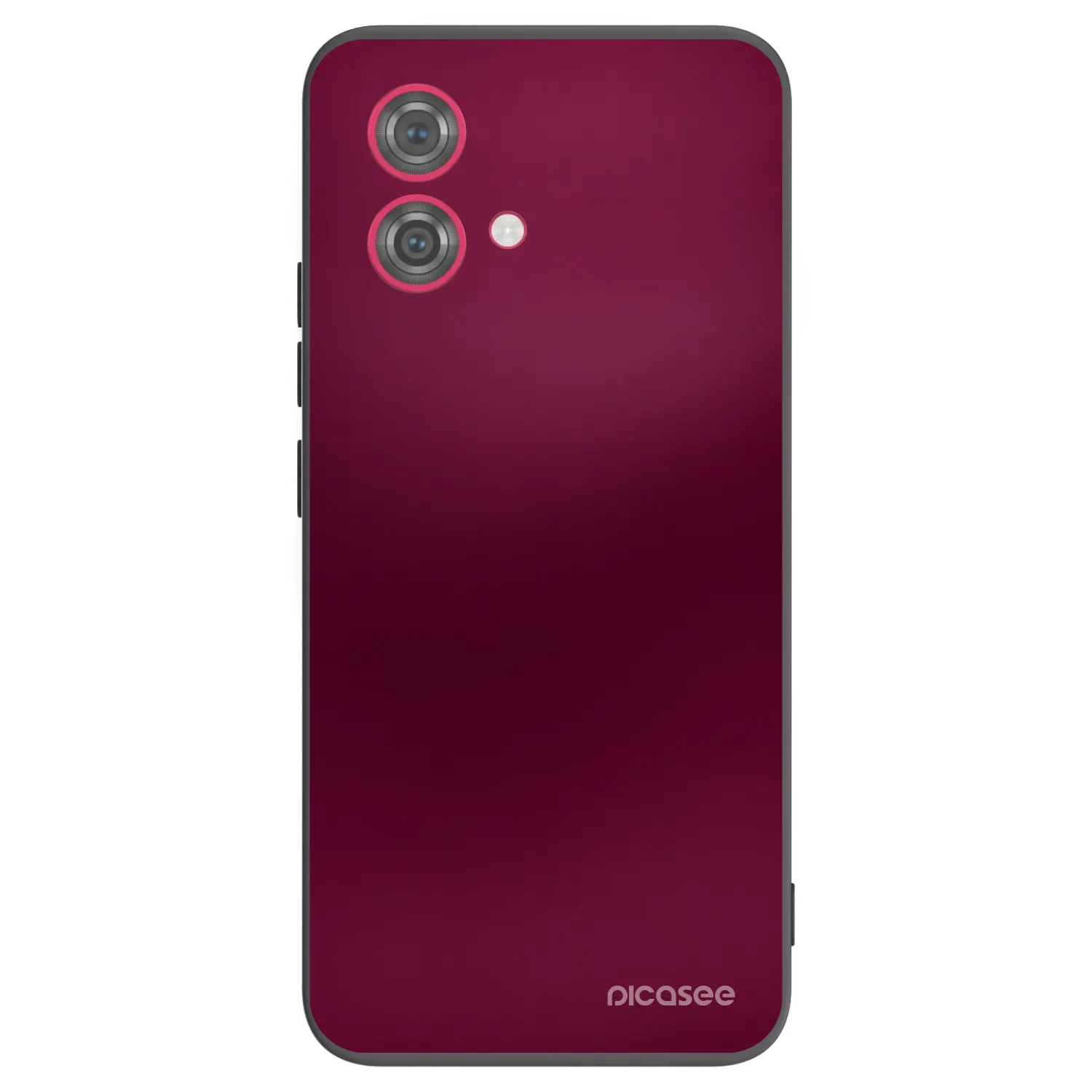 Picasee silikonski črni ovitek za Motorola Moto G84 5G - Velvet Bordeaux