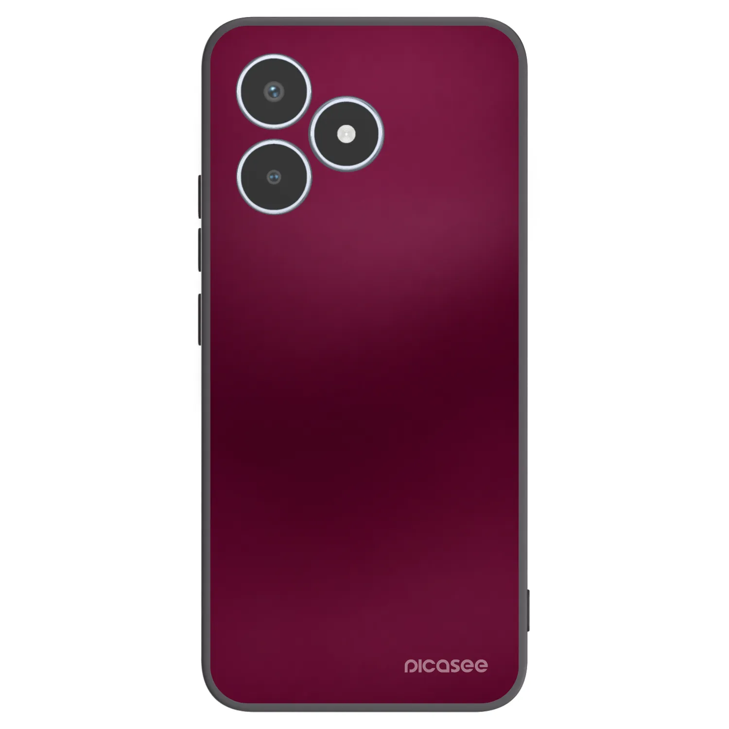 Picasee silikonski črni ovitek za Realme C53 - Velvet Bordeaux