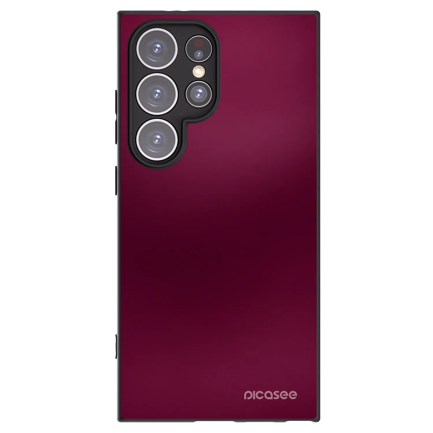 Picasee silikonski črni ovitek za Samsung Galaxy S24 Ultra S928B 5G - Velvet Bordeaux