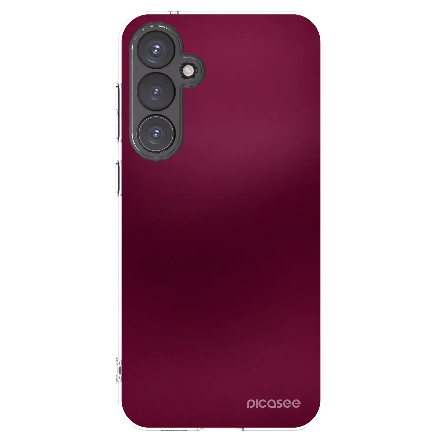Picasee silikonski prozorni ovitek za Samsung Galaxy S23 FE S711B - Velvet Bordeaux