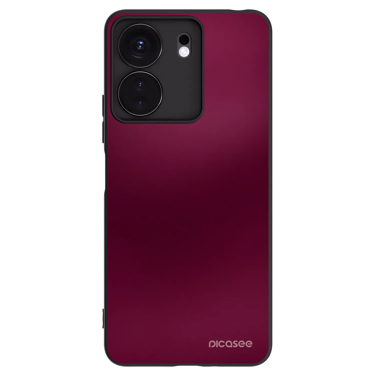 Picasee silikonski črni ovitek za Xiaomi Redmi 13C 4G - Velvet Bordeaux