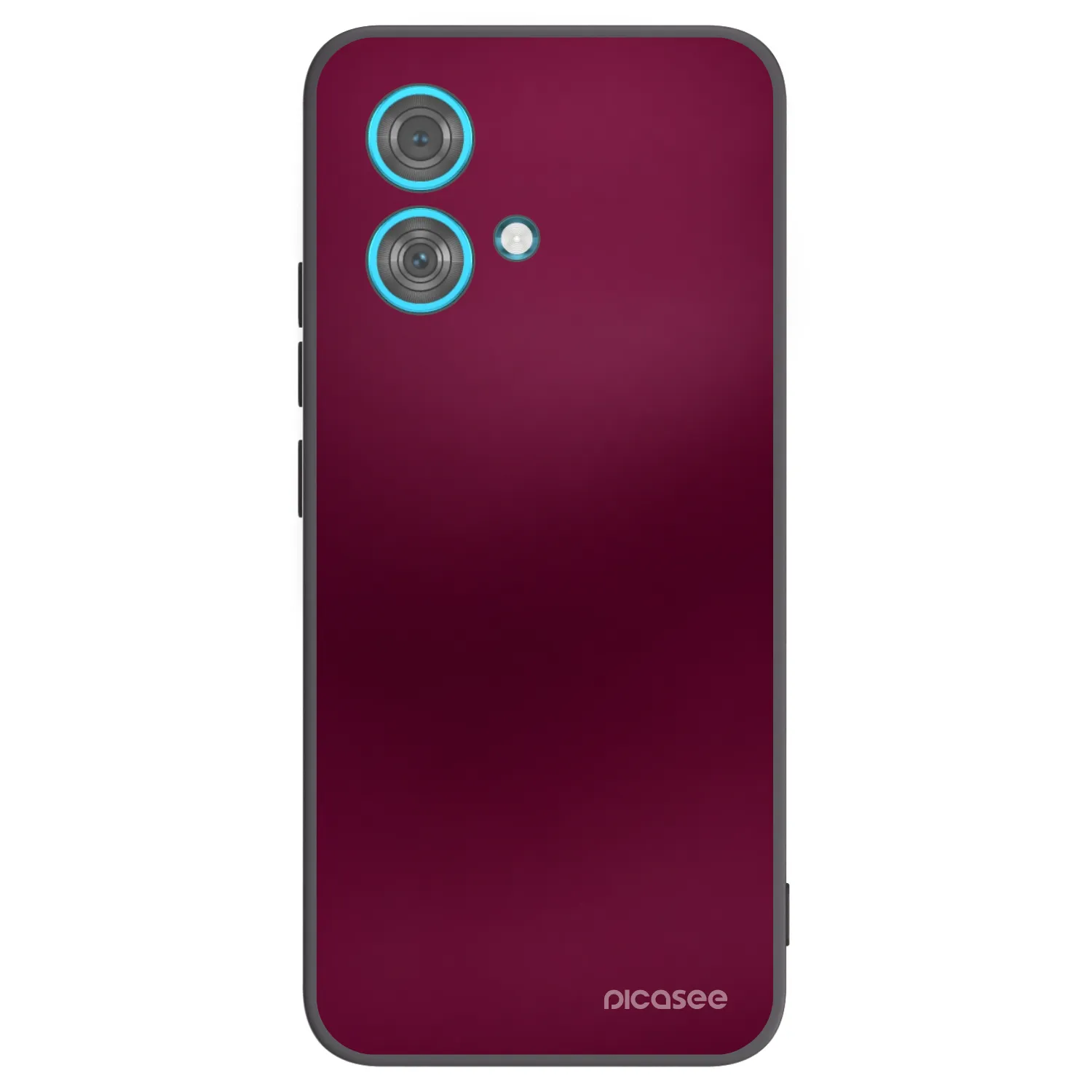 Picasee silikonski črni ovitek za Motorola Edge 40 Neo - Velvet Bordeaux